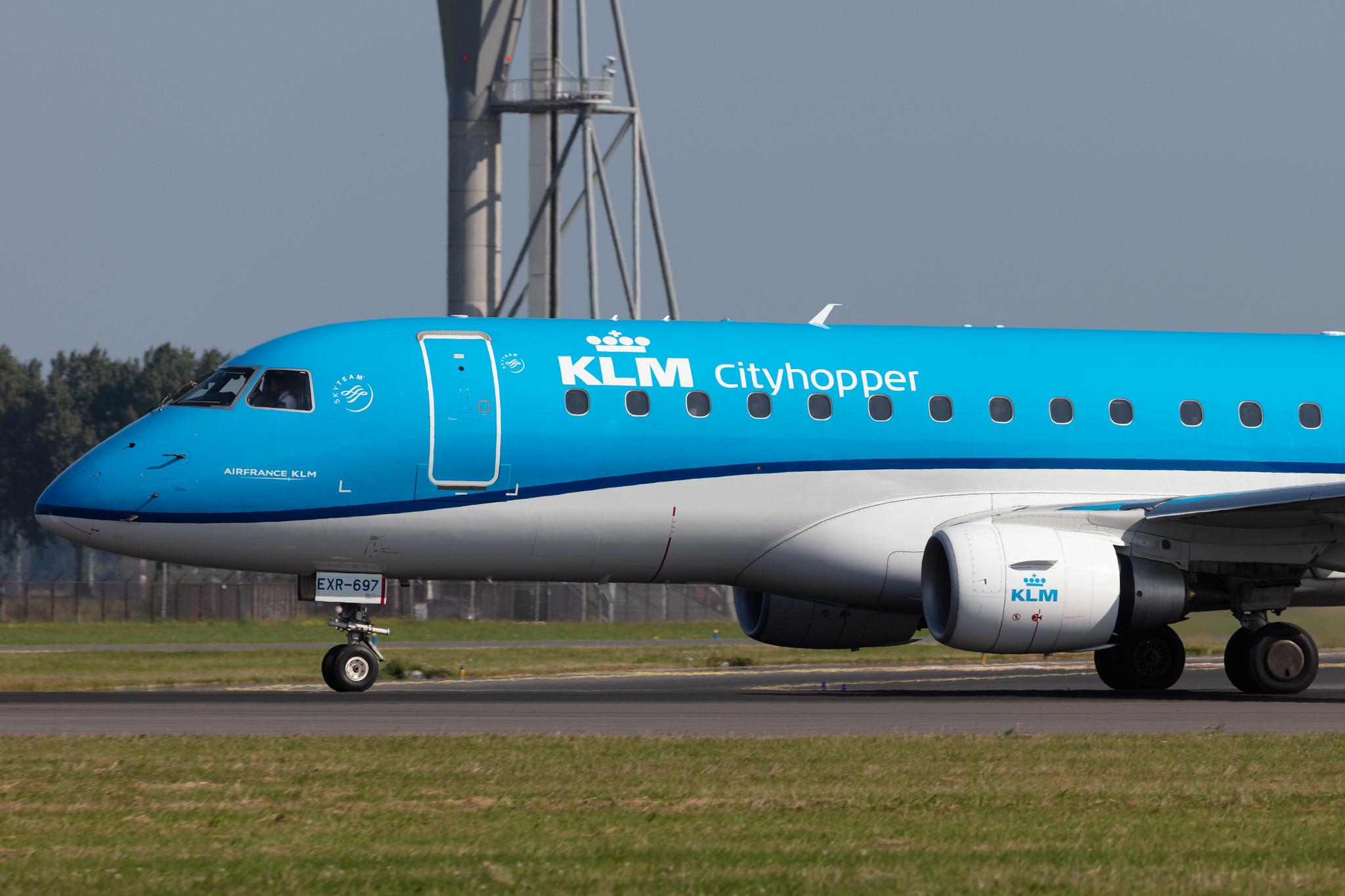Amsterdam Schiphol: KLM (KL / KLM) | Operator: KLM Cityhopper |  Embraer E175STD E75L | PH-EXR | MSN 17000697