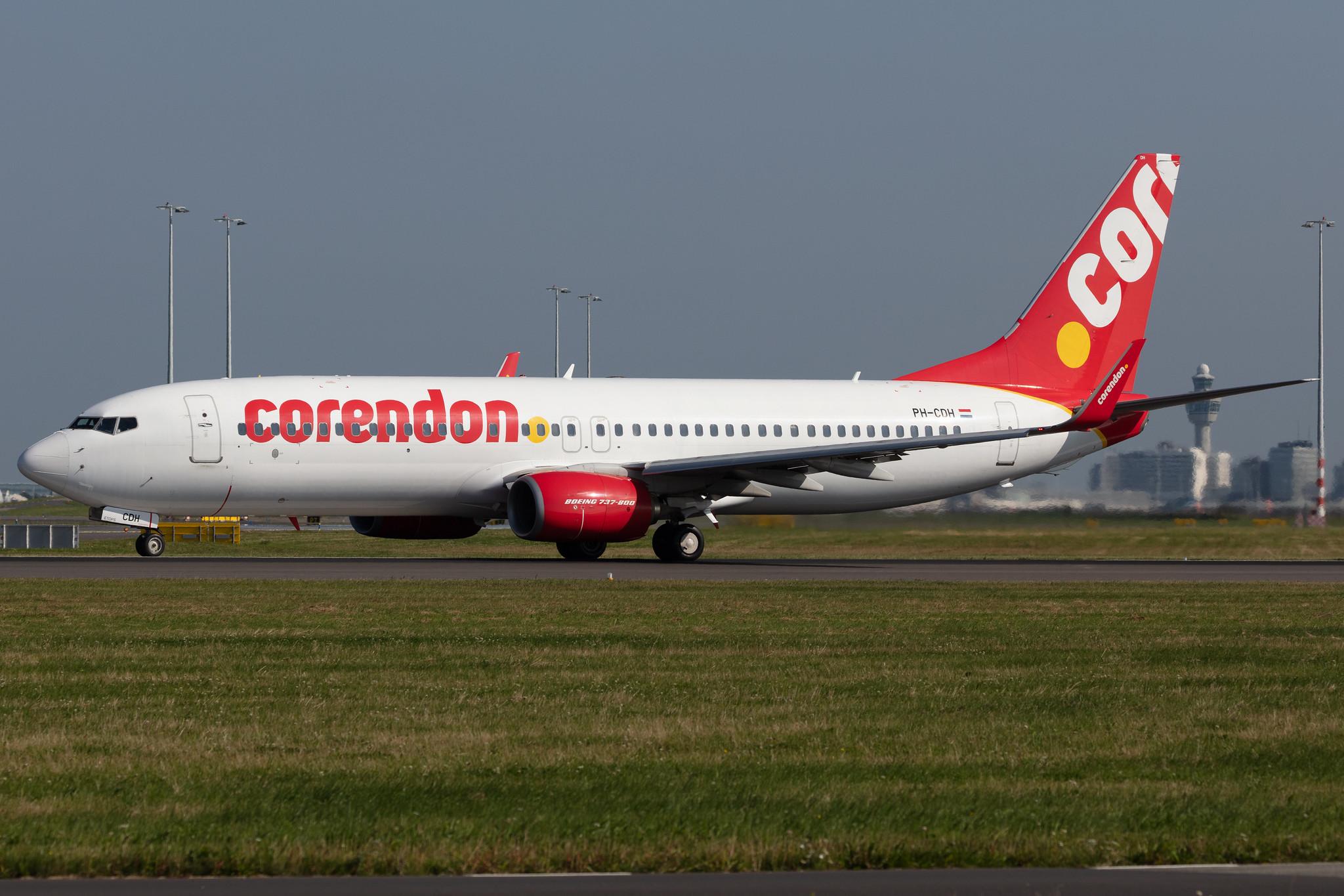 Amsterdam Schiphol: Corendon Airlines (XC / CAI) | Operator: Corendon Dutch Airlines |  Boeing 737-86J B738 | PH-CDH | MSN 36121