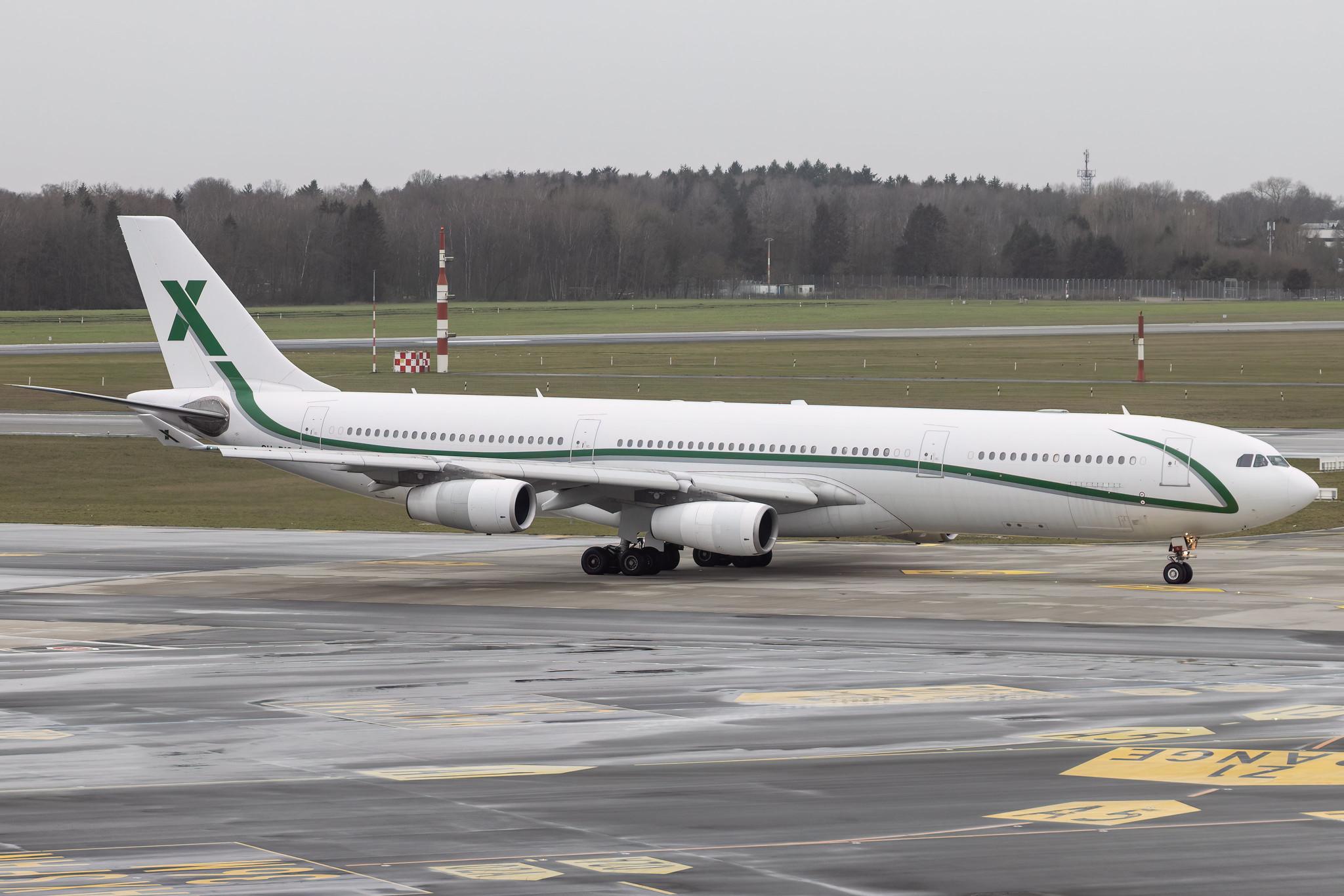 Hamburg Airport: Air X Charter (AX / AXY) | Airbus A340-312 A343 | 9H-BIG | MSN 0374