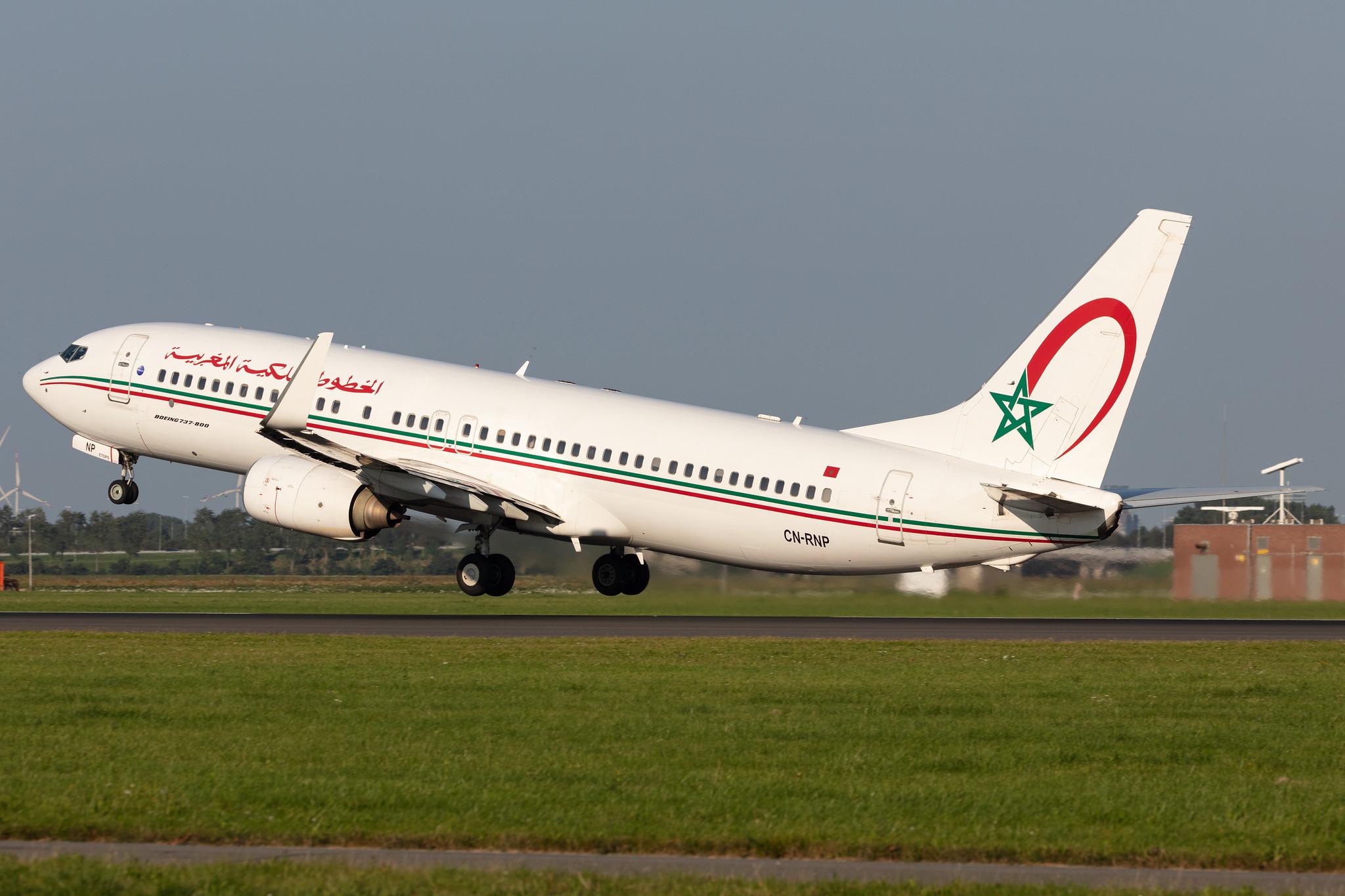 Amsterdam Schiphol: Royal Air Maroc (AT / RAM) |  Boeing 737-8B6 B738 | CN-RNP | MSN 28983