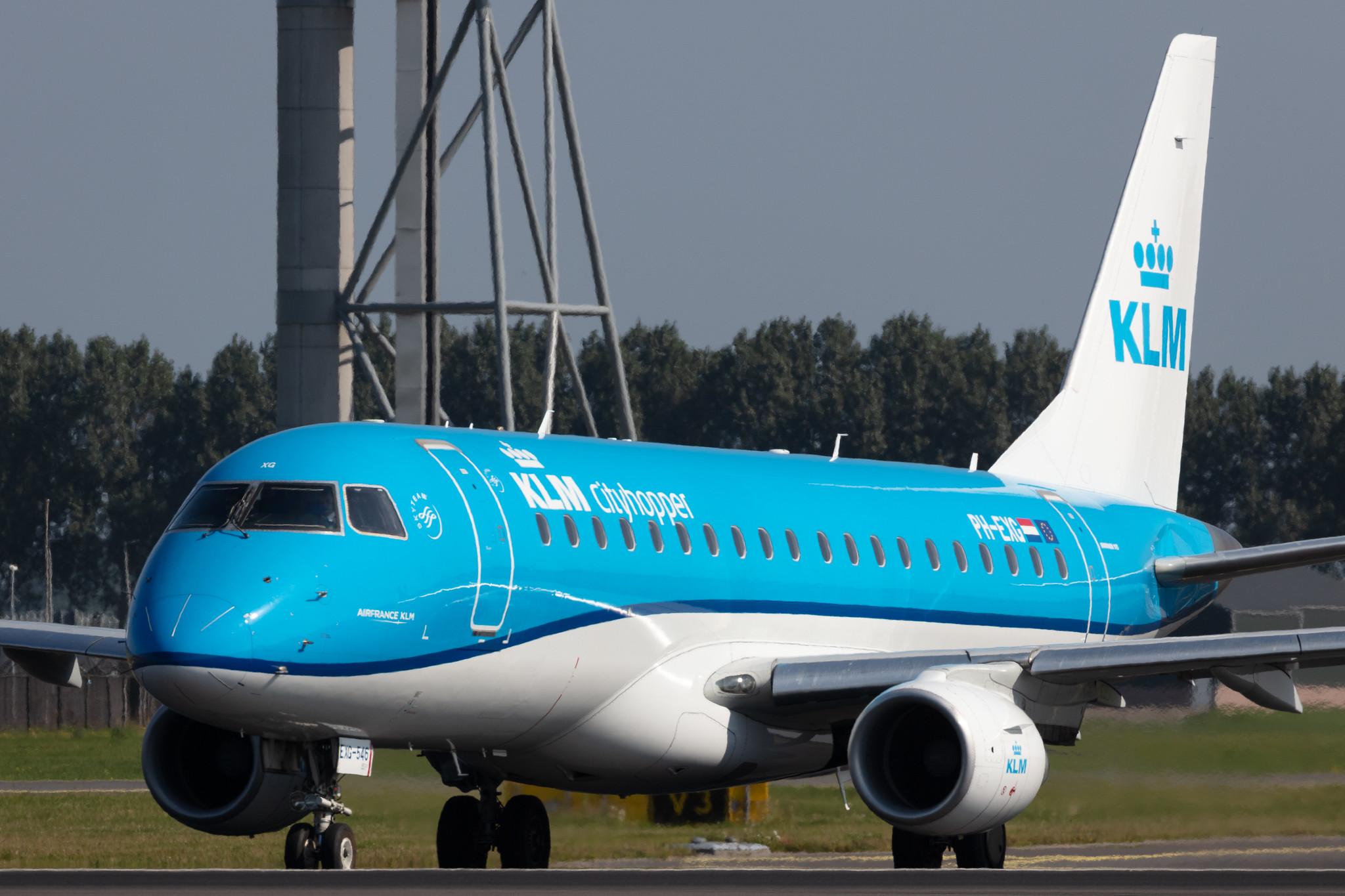 Amsterdam Schiphol: KLM (KL / KLM) | Operator: KLM Cityhopper |  Embraer E175STD E75L | PH-EXG | MSN 17000546