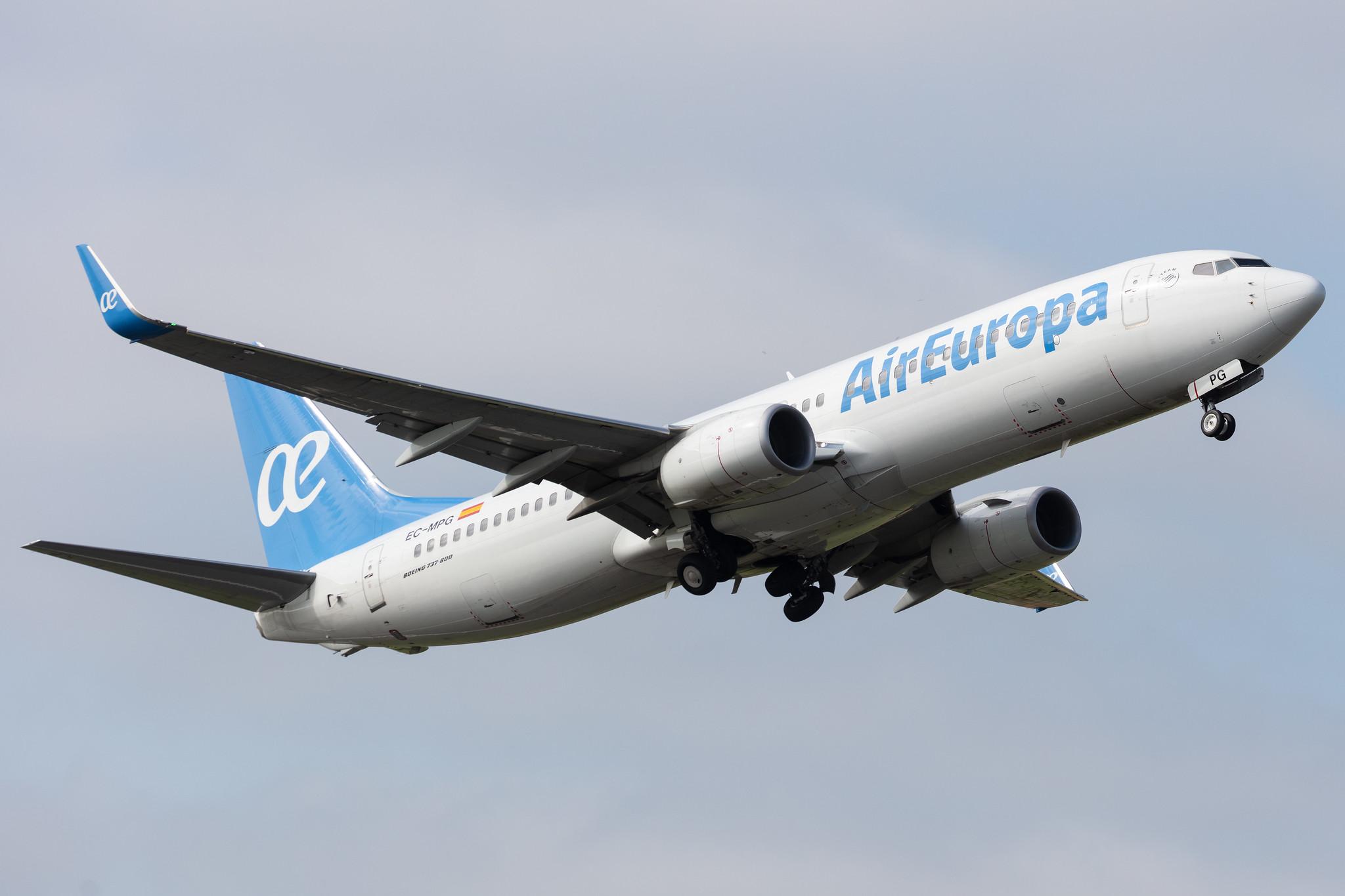 Amsterdam Schiphol: Air Europa (UX / AEA) |  Boeing 737-85P B738 | EC-MPG | MSN 60586