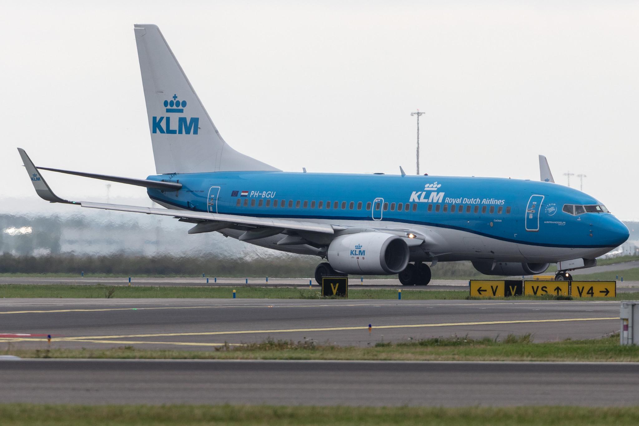 Amsterdam Schiphol: KLM (KL / KLM) |  Boeing 737-7K2 B737 | PH-BGU | MSN 39257