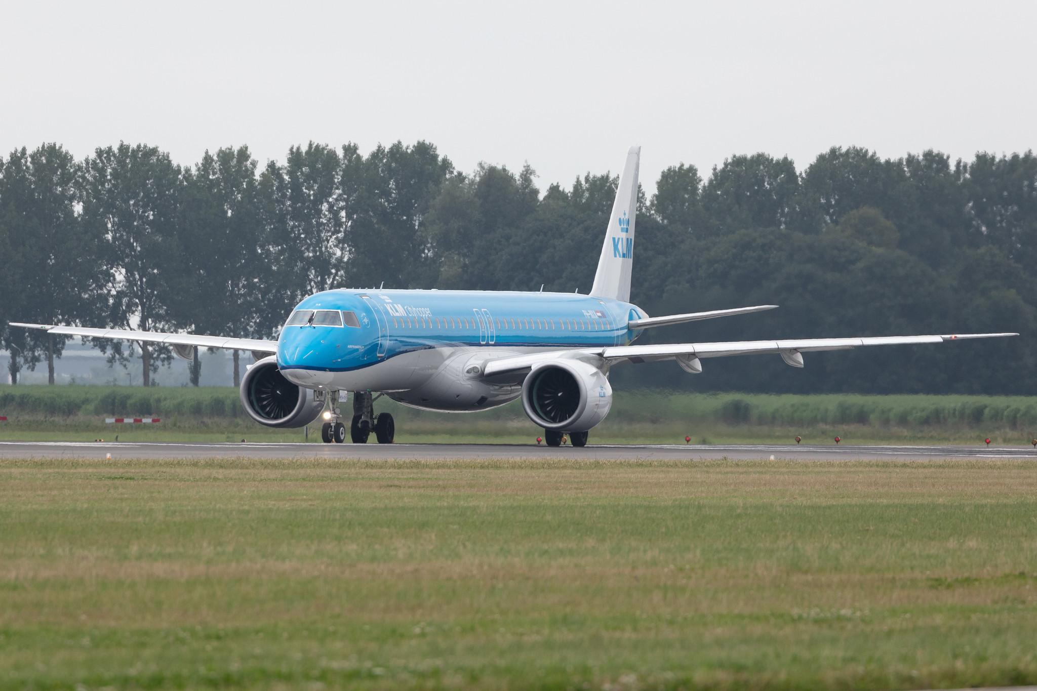 Amsterdam Schiphol: KLM (KL / KLM) | Operator: KLM Cityhopper |  Embraer E195-E2 E295 | PH-NXA | MSN 19020045