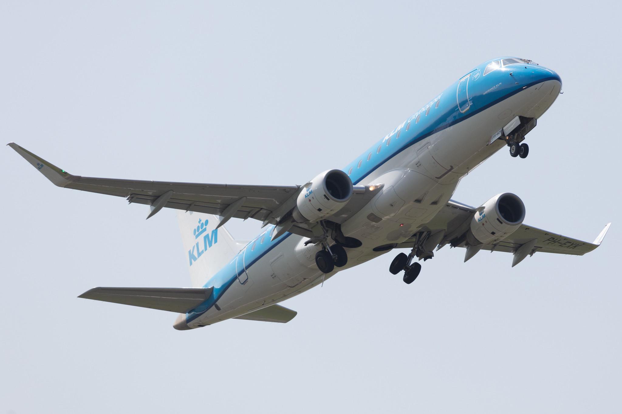 Amsterdam Schiphol: KLM (KL / KLM) | Operator: KLM Cityhopper |  Embraer E175STD E75L | PH-EXK | MSN 17000629