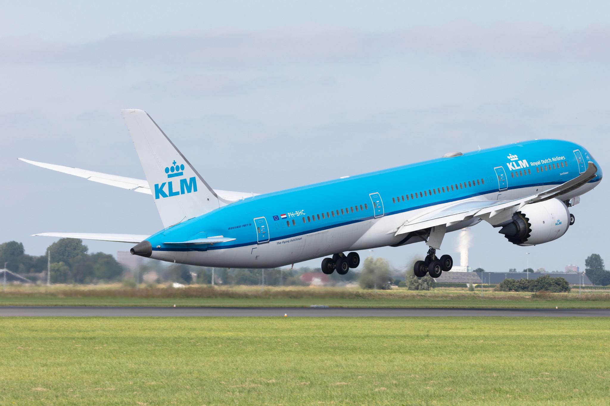 Amsterdam Schiphol: KLM (KL / KLM) |  Boeing 787-9 Dreamliner B789 | PH-BHC | MSN 38760