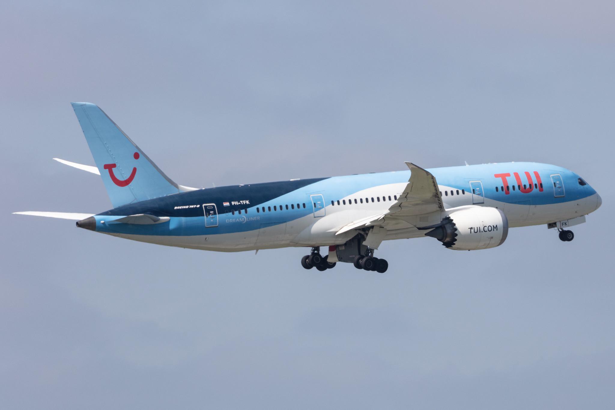Amsterdam Schiphol: TUI (X3 / TUI) | Operator: TUI fly Netherlands |  Boeing 787-8 Dreamliner B788 | PH-TFK | MSN 36427
