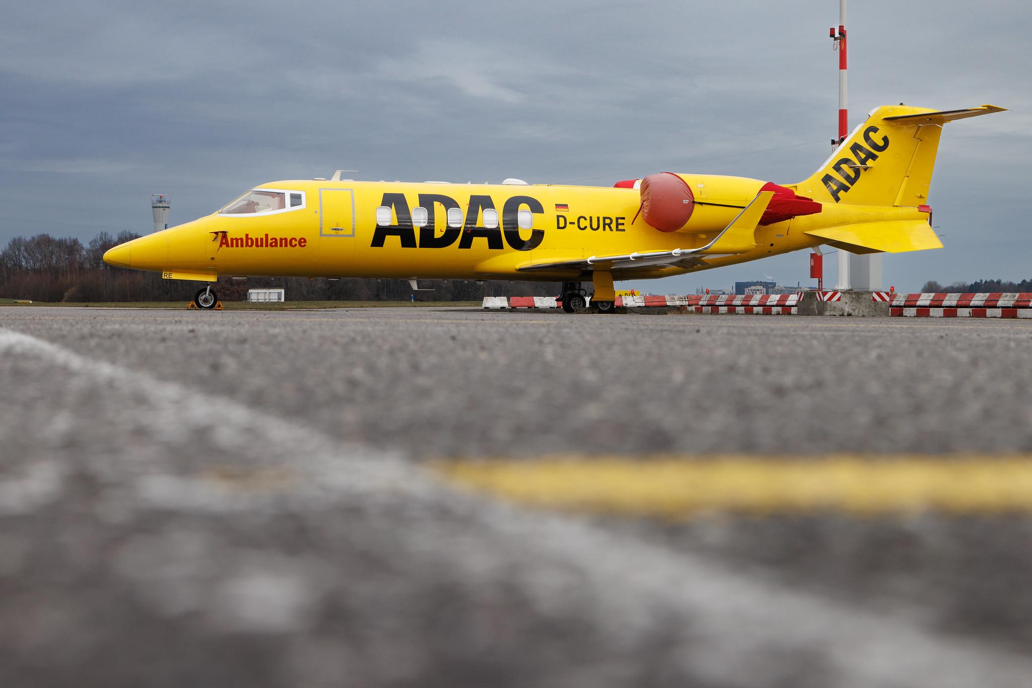 Hamburg Airport: Aero-Dienst (/ ADN) | Learjet 60XR LJ60 | D-CURE | MSN 60-379