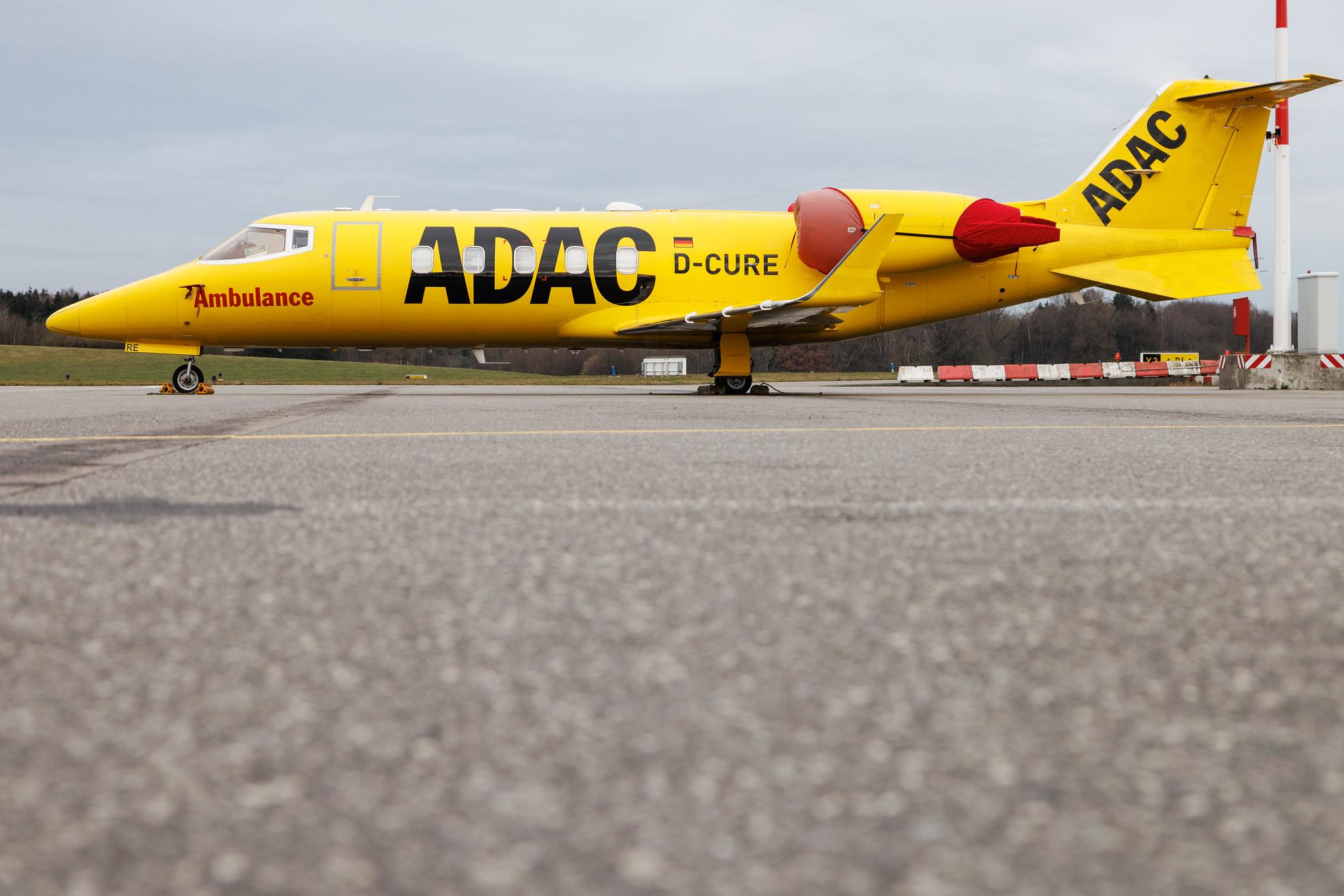 Hamburg Airport: Aero-Dienst (/ ADN) | Learjet 60XR LJ60 | D-CURE | MSN 60-379