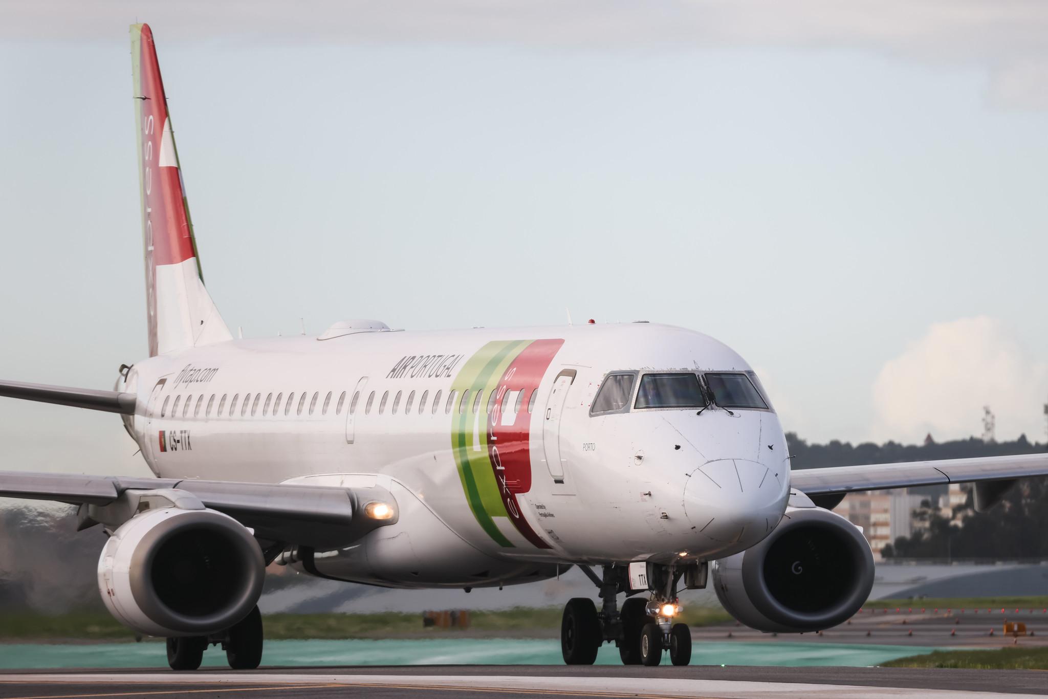 Aeroporto de Lisboa: TAP Express (TP / TAP) | Operator: Portugalia Airlines | Embraer E195AR E195 | CS-TTX | MSN 19000429