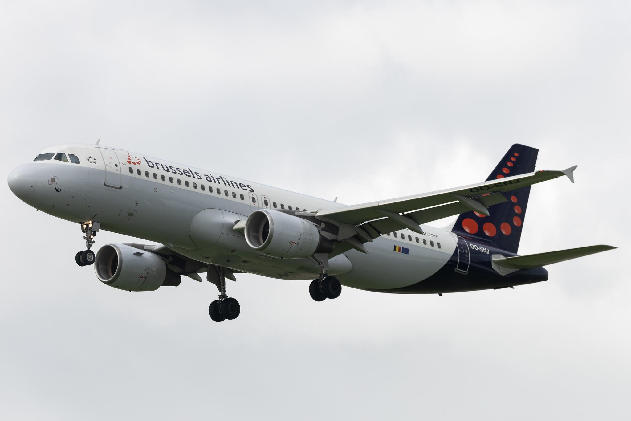 Aeroporto de Lisboa: Brussels Airlines (SN / BEL) |  Airbus A320-214 A320 | OO-SNJ | MSN 3161