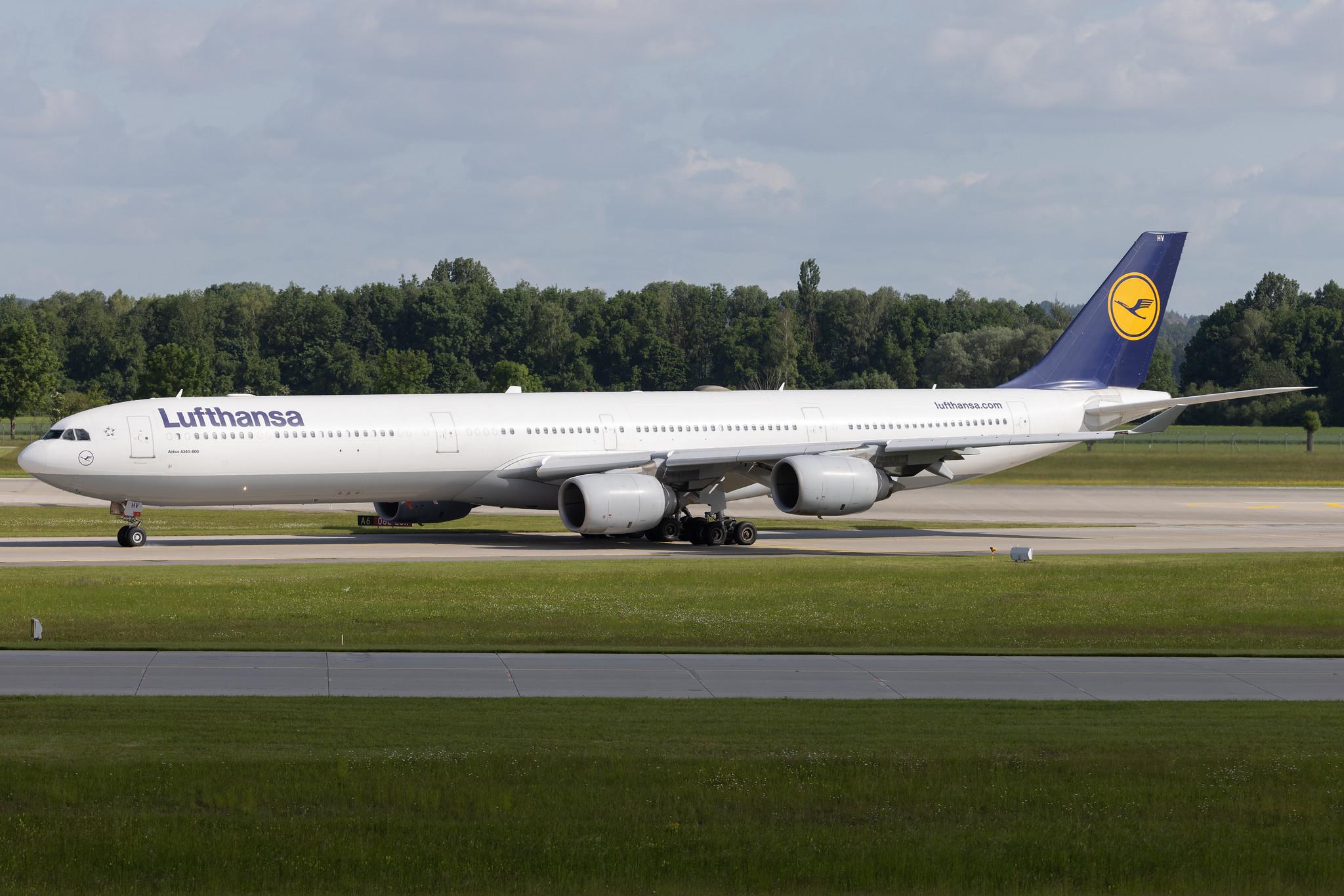 Munich Airport: Lufthansa (LH / DLH) | Airbus A340-642 A346 | D-AIHV | MSN 0897