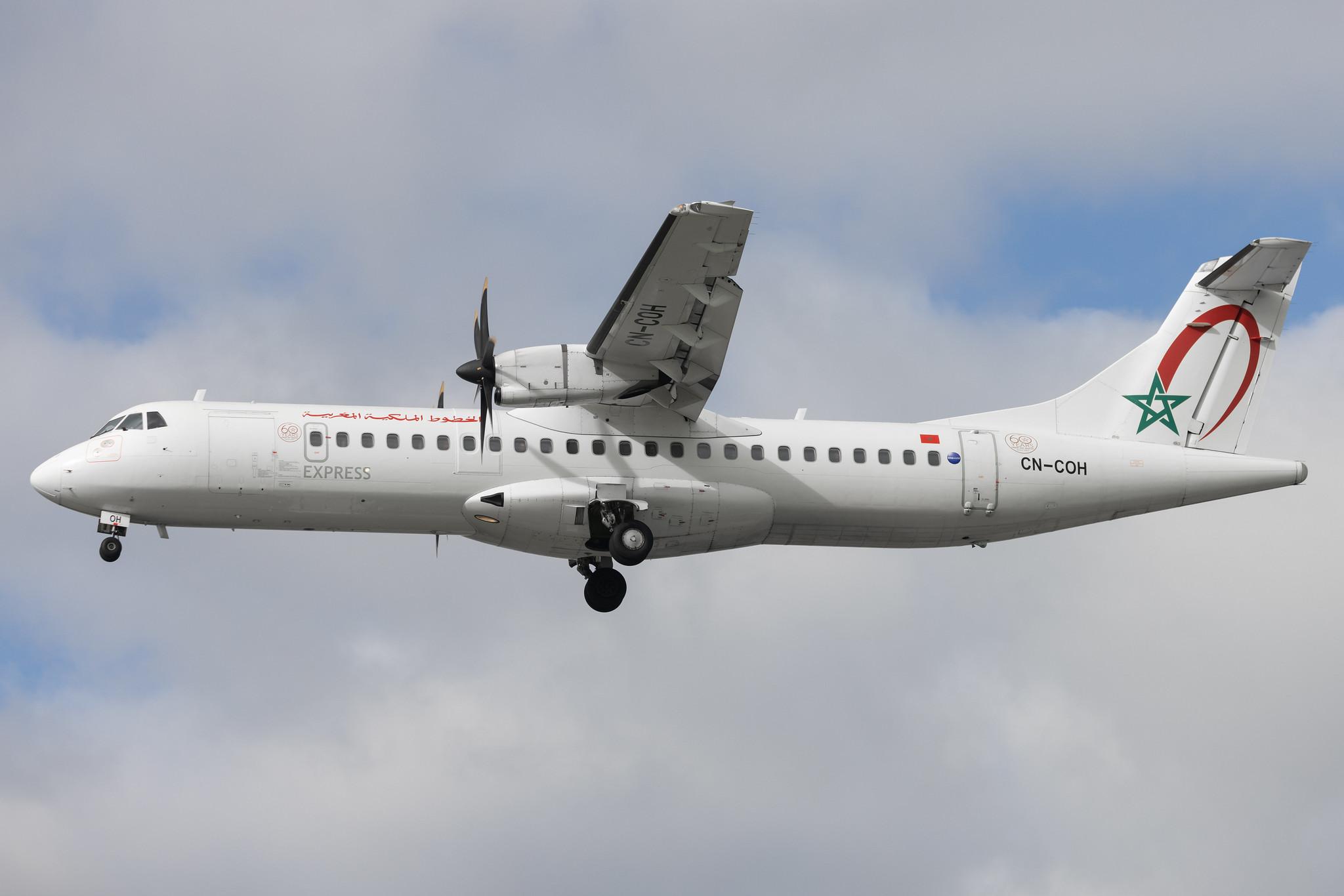 Aeroporto de Lisboa: Royal Air Maroc Express (AT / RAM) | Operator: RAM Express | ATR 72-600 AT76 | CN-COH | MSN 1034