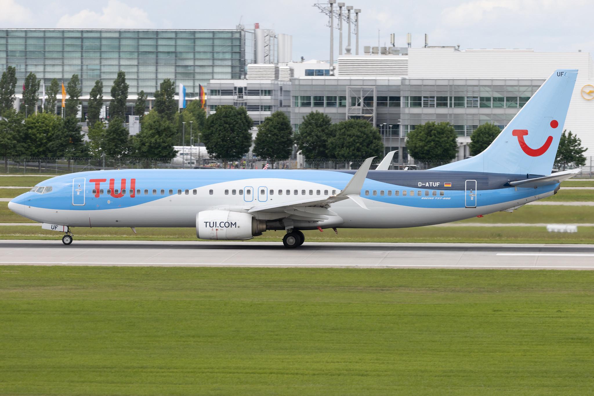 Munich Airport: TUI (X3 / TUI) | Operator: TUI fly | Boeing 737-8K5 B738 | D-ATUF | MSN 34687