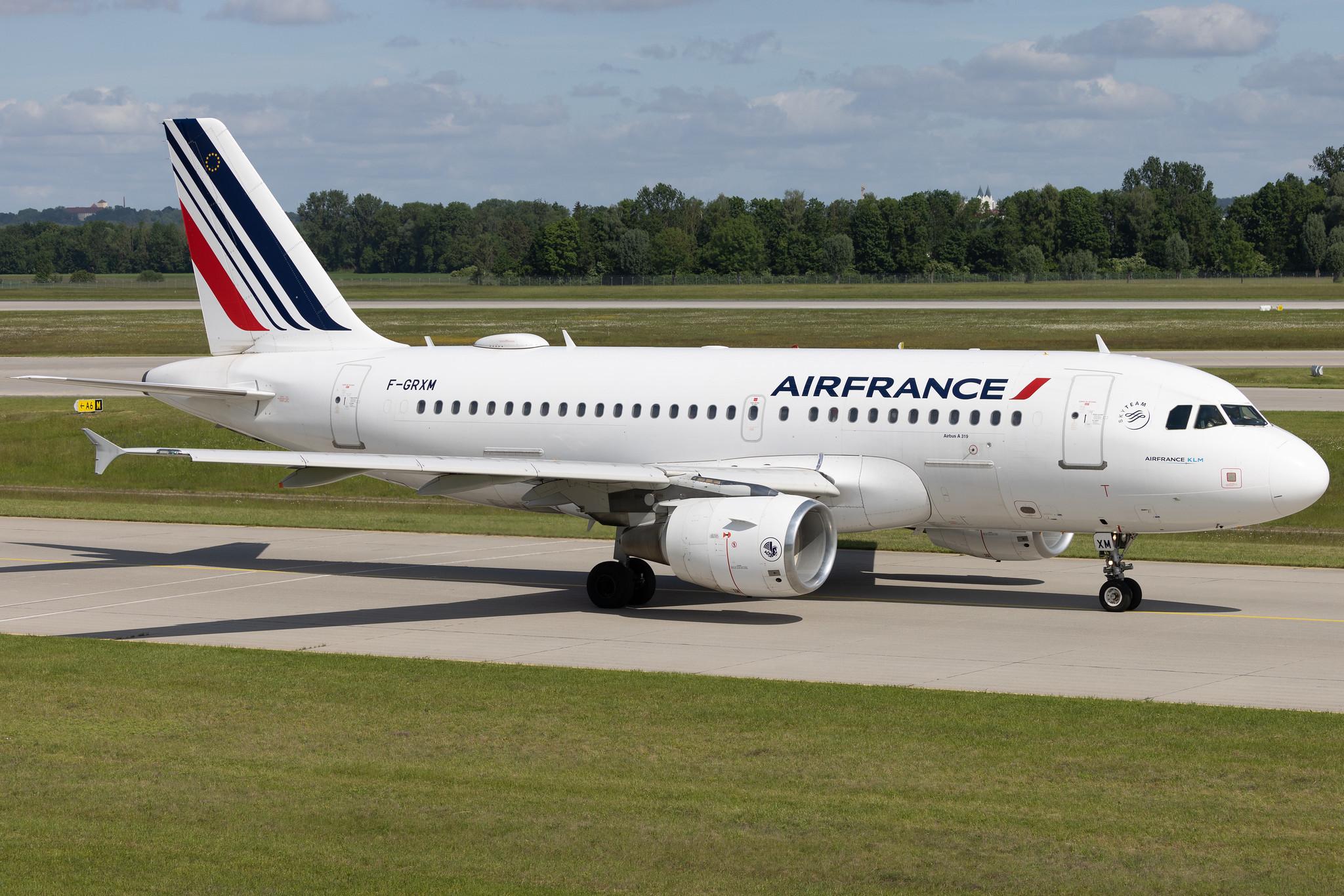 Munich Airport: Air France (AF / AFR) | Airbus A319-111 A319 | F-GRXM | MSN 2961