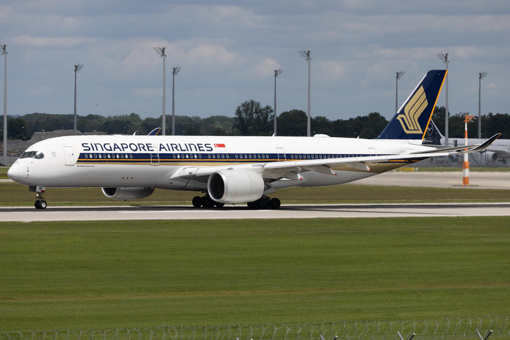 Munich Airport: Singapore Airlines (SQ / SIA) | Airbus A350-941 A359 | 9V-SME | MSN 041