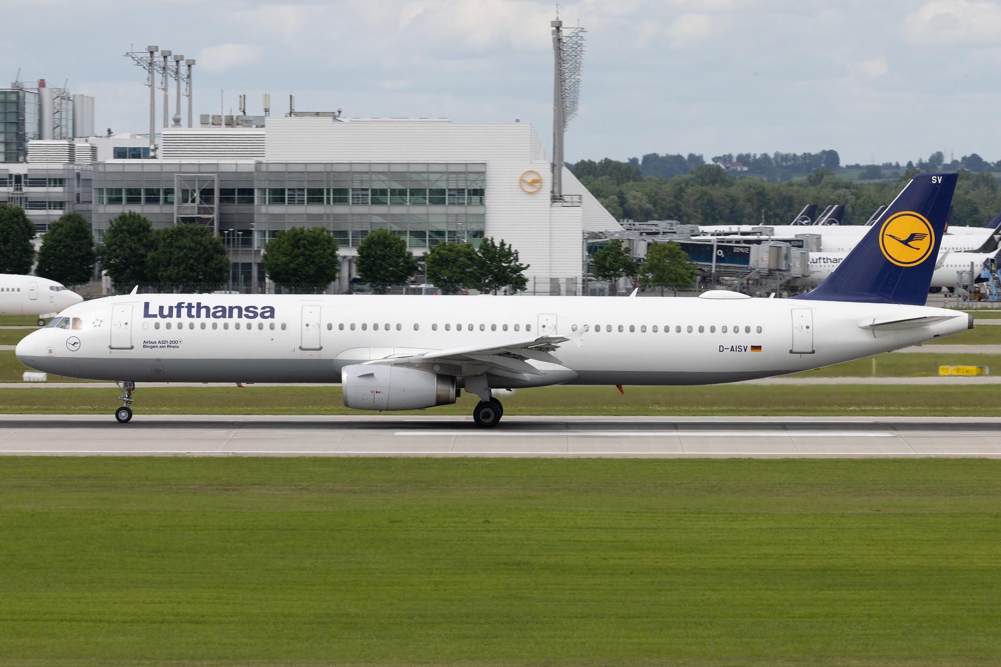 Munich Airport: Lufthansa (LH / DLH) | Airbus A321-231 A321 | D-AISV | MSN 4050