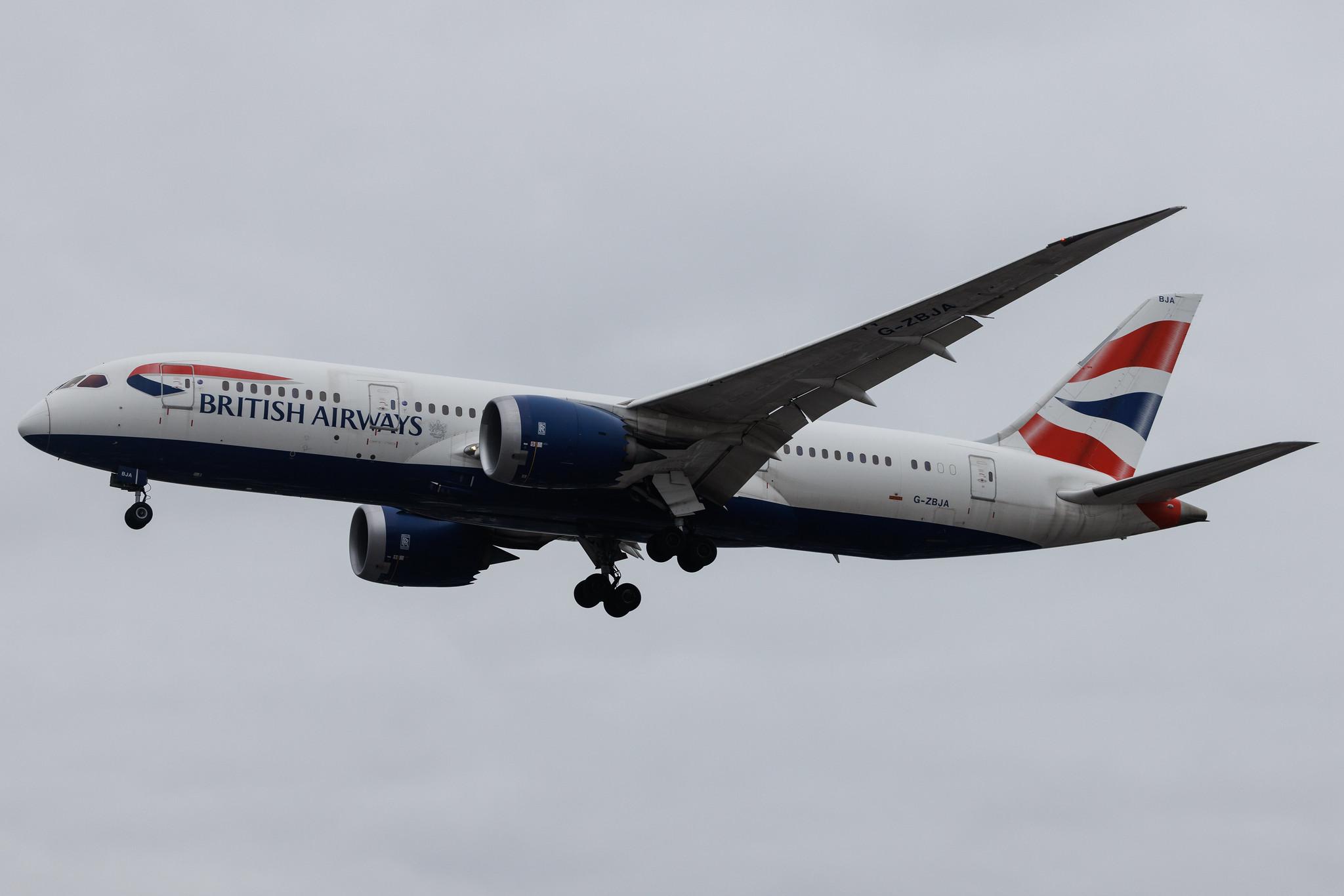 London Heathrow: British Airways (BA / BAW) | Boeing 787-8 Dreamliner B788 | G-ZBJA | MSN 38609