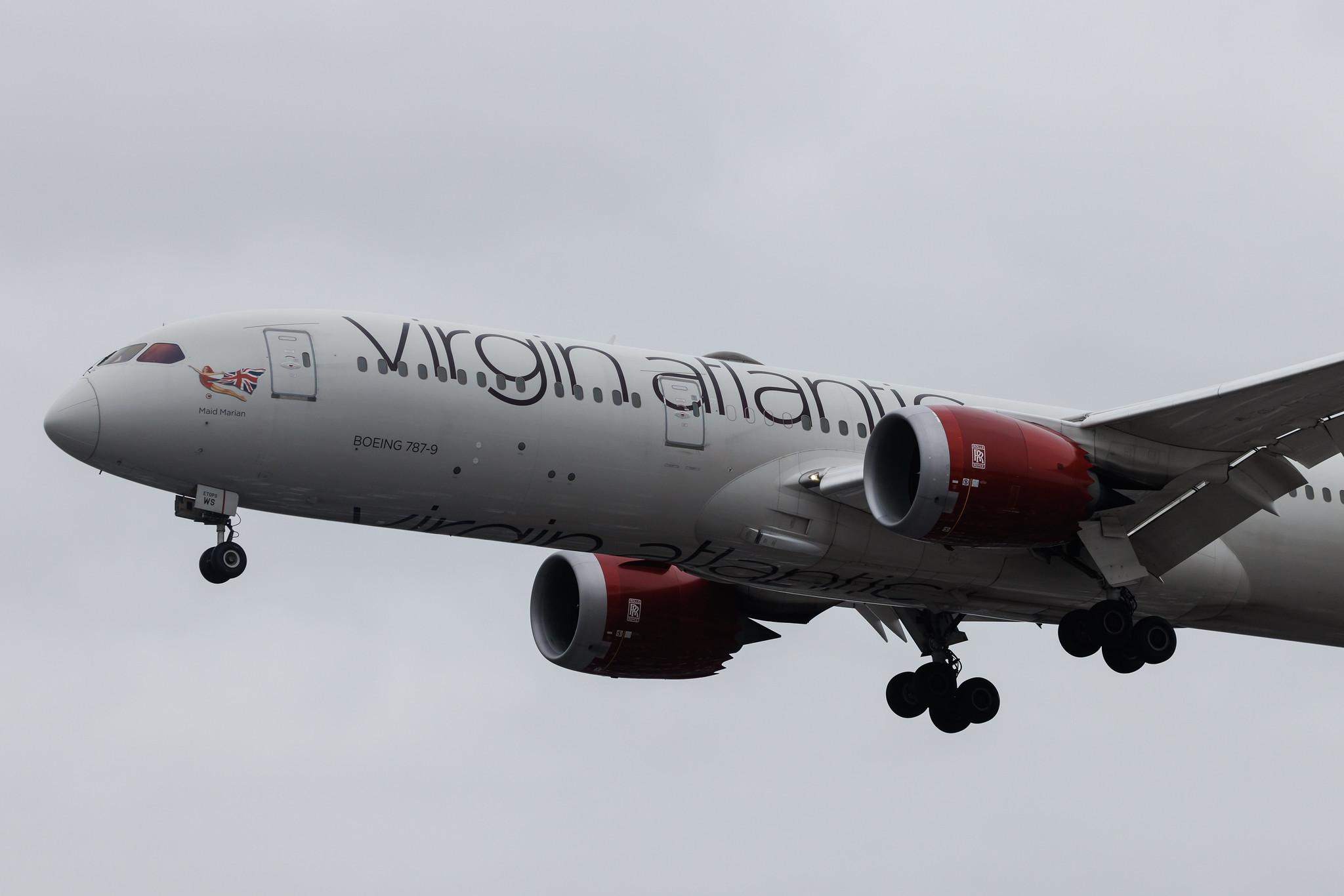 London Heathrow: Virgin Atlantic (VS / VIR) | Boeing 787-9 Dreamliner B789 | G-VOWS | MSN 37974