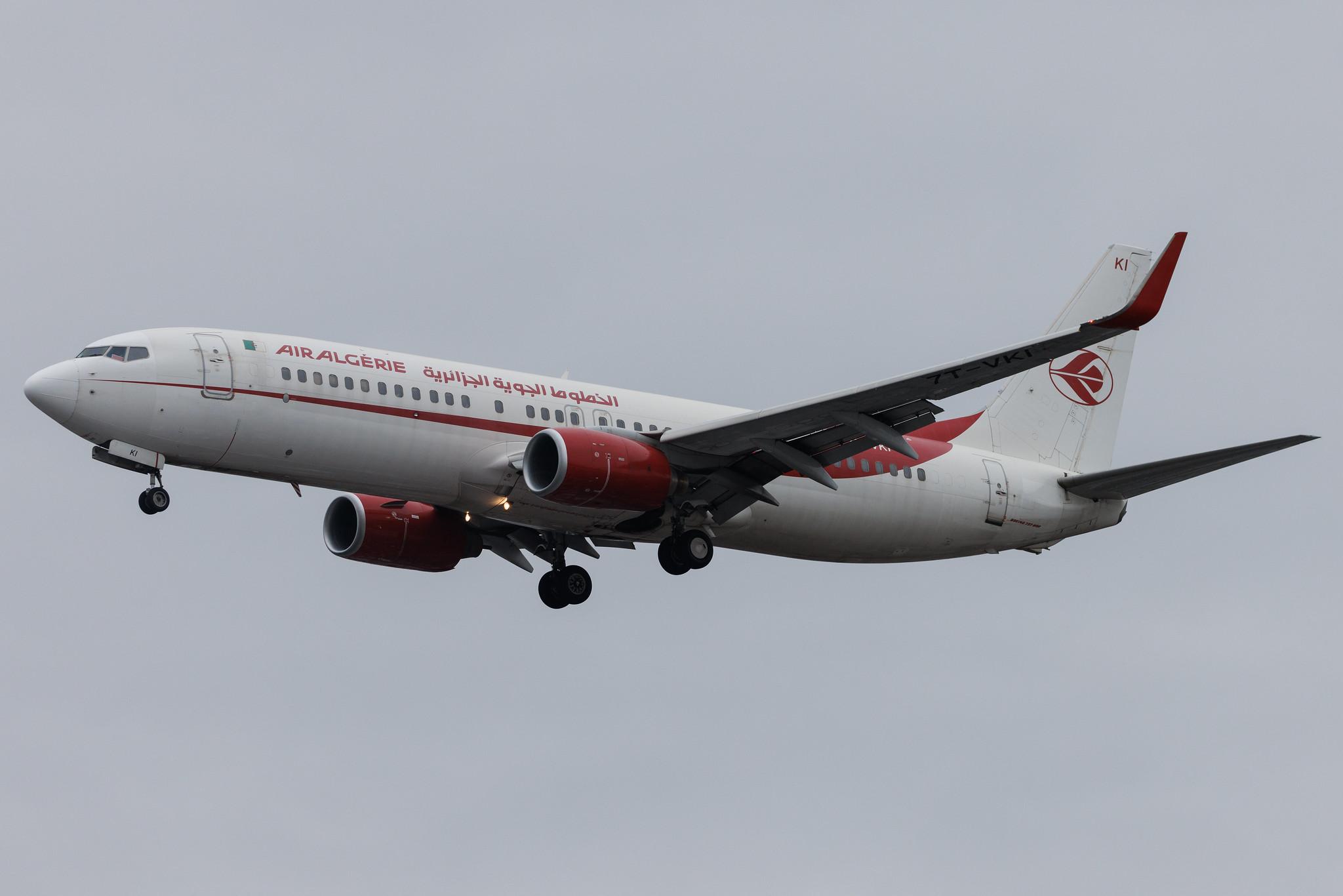 London Heathrow: Air Algerie (AH / DAH) |  Boeing 737-8D6 B738 | 7T-VKI | MSN 40683