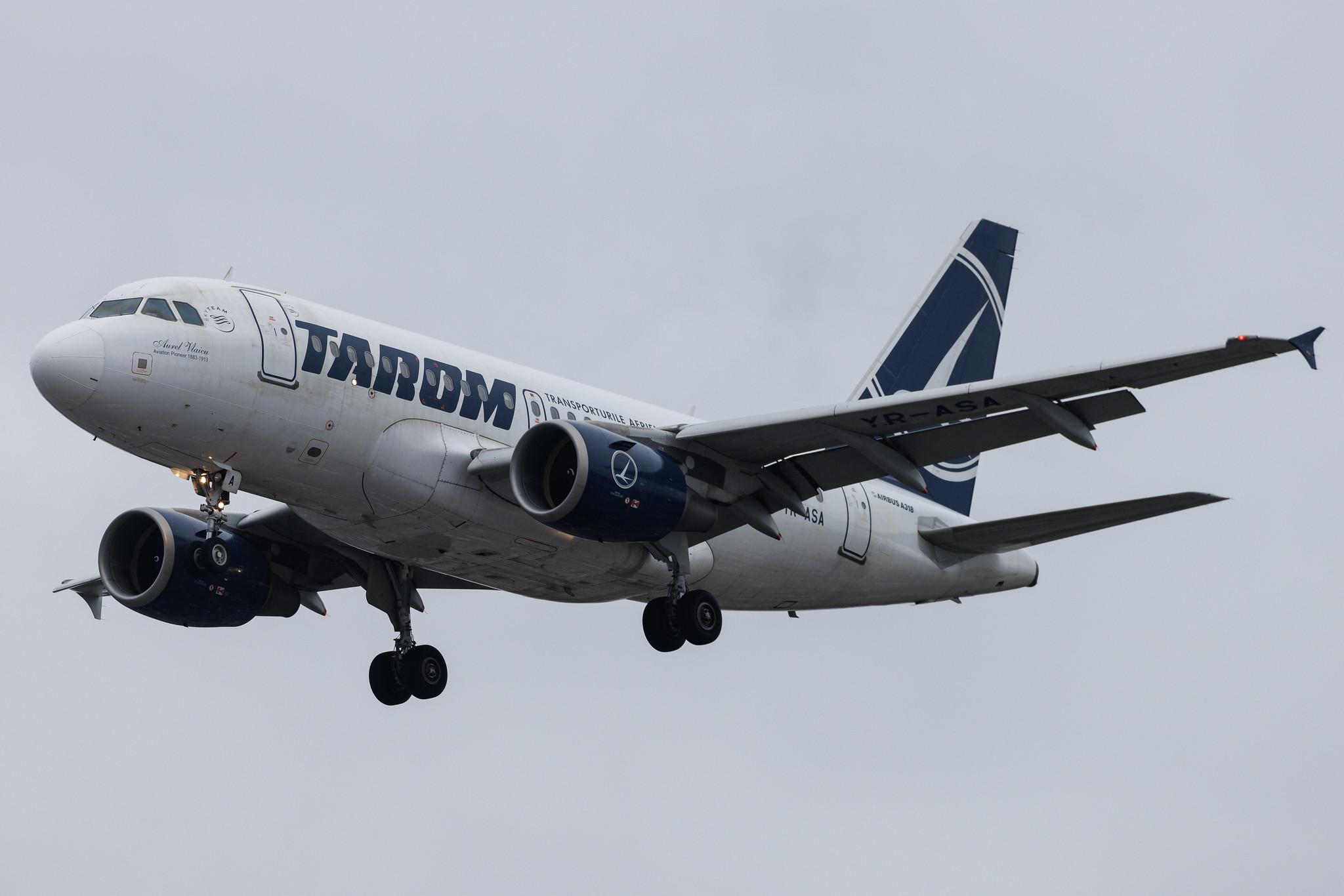 London Heathrow: Tarom (RO / ROT) | Airbus A318-111 A318 | YR-ASA | MSN 2931