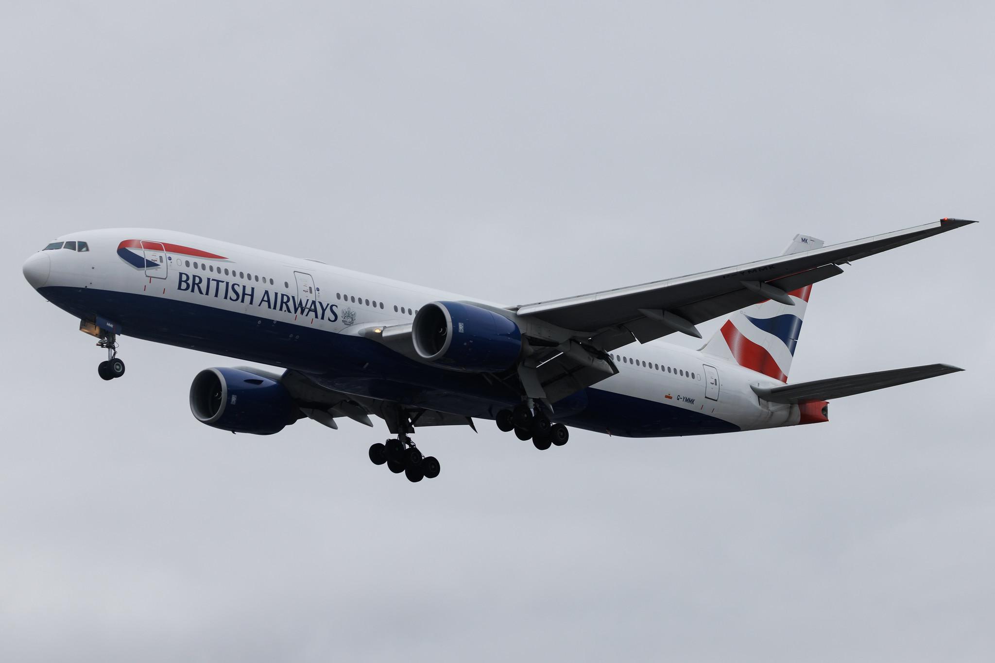 London Heathrow: British Airways (BA / BAW) | Boeing 777-236(ER) B772 | G-YMMK | MSN 30312