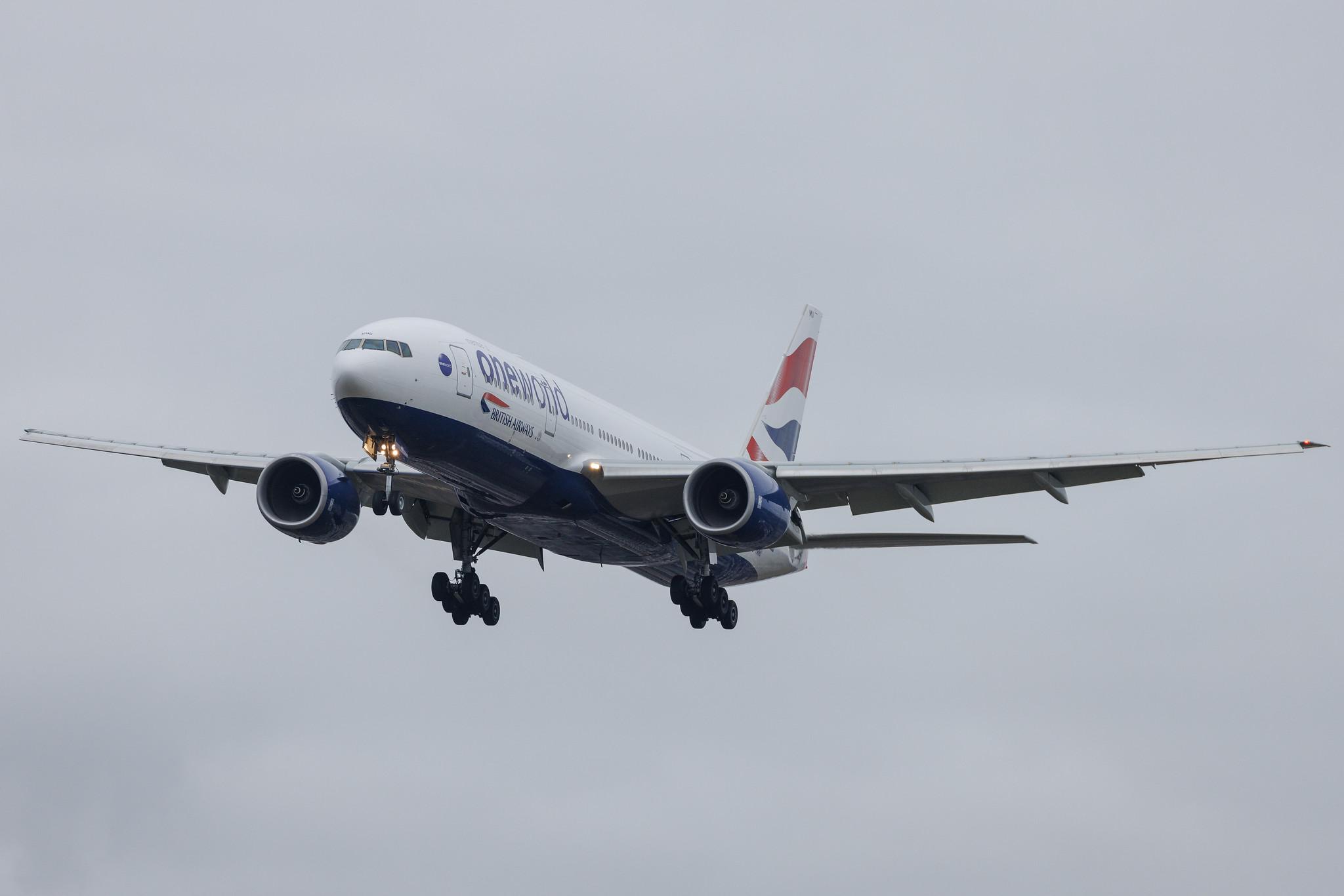London Heathrow: British Airways (BA / BAW) |  Livery: Oneworld Livery |  Boeing 777-236(ER) B772 | G-YMMU | MSN 36519