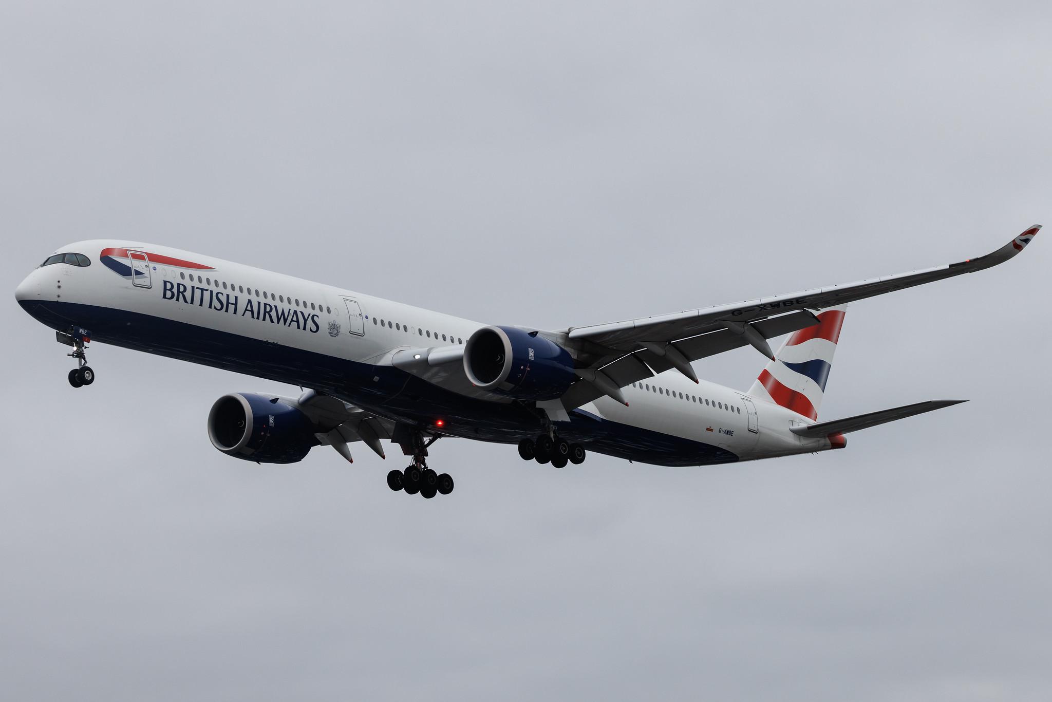 London Heathrow: British Airways (BA / BAW) | Airbus A350-1041 A35K | G-XWBE | MSN 386