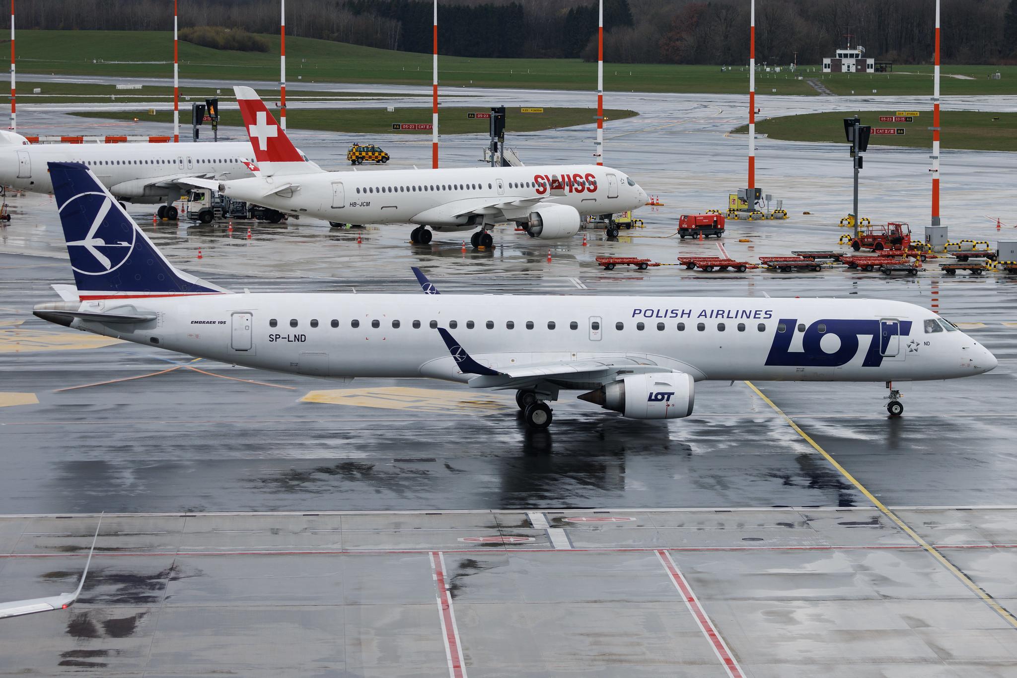 Hamburg Airport: LOT (LO / LOT) | Embraer E195LR E195 | SP-LND | MSN 19000516