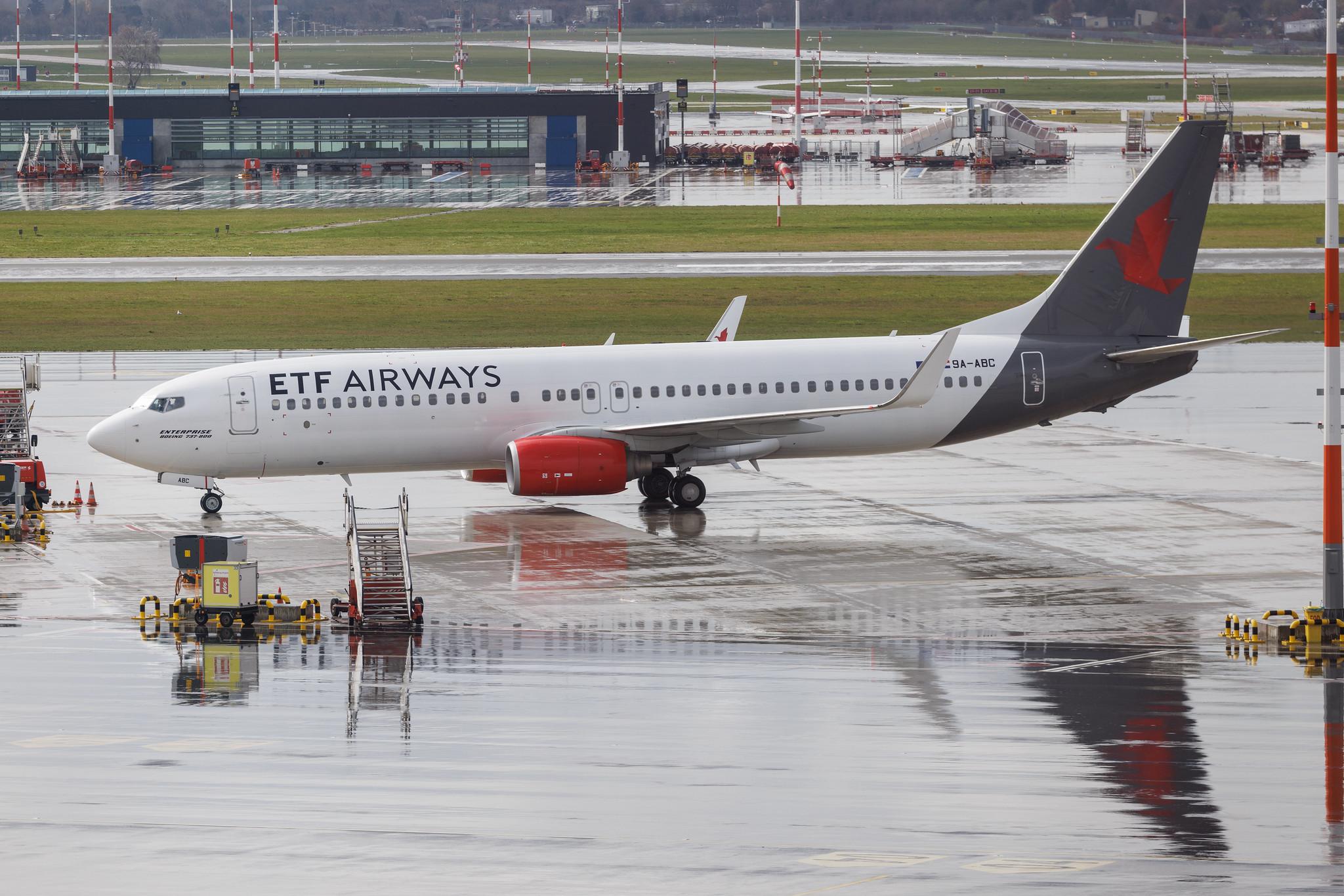 Hamburg Airport: ETF Airways (LI / EZZ) | Boeing 737-8Q8 B738 | 9A-ABC | MSN 30667