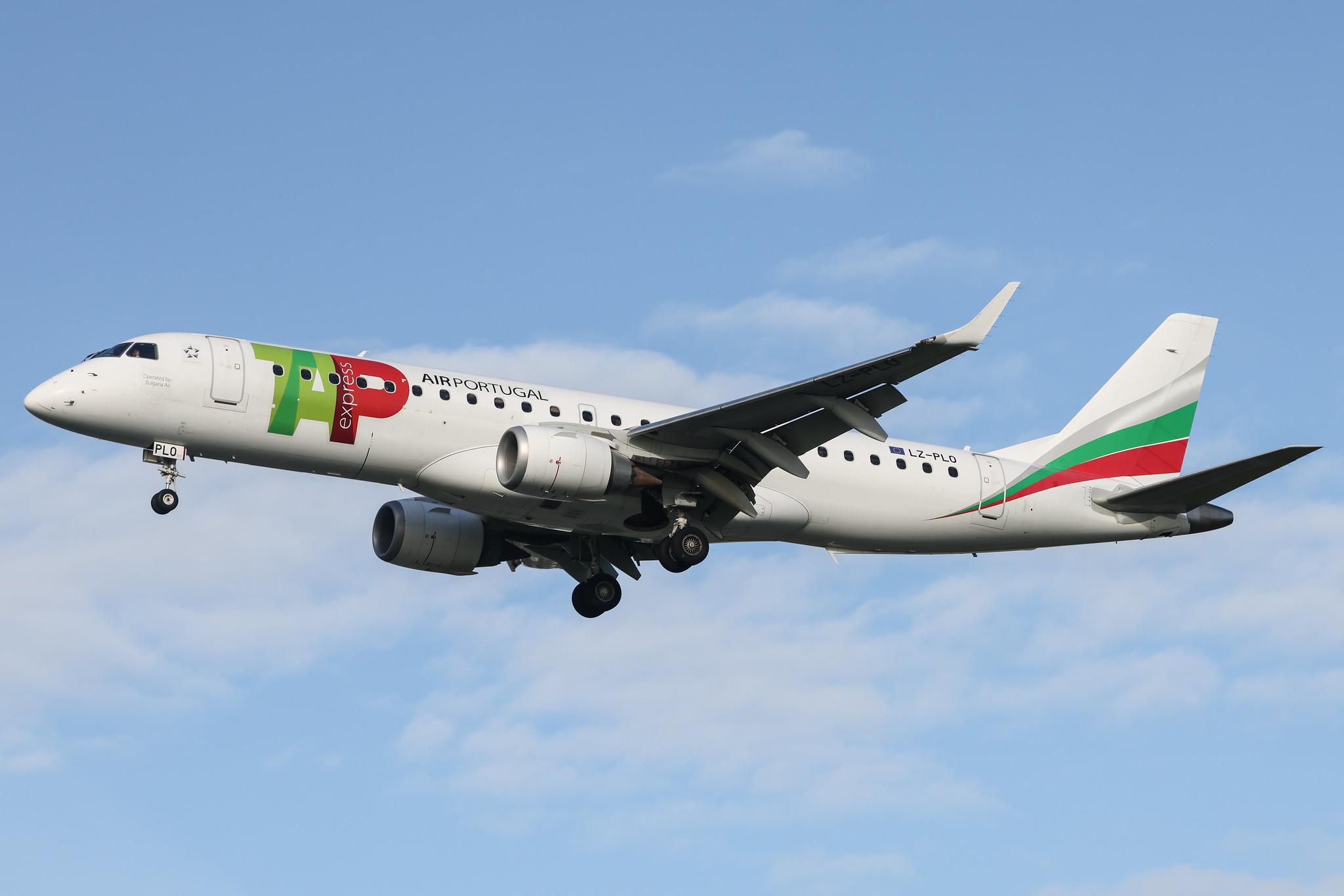 Aeroporto de Lisboa: Bulgaria Air (FB / LZB) | Embraer E190STD E190 | LZ-PLO | MSN 19000584