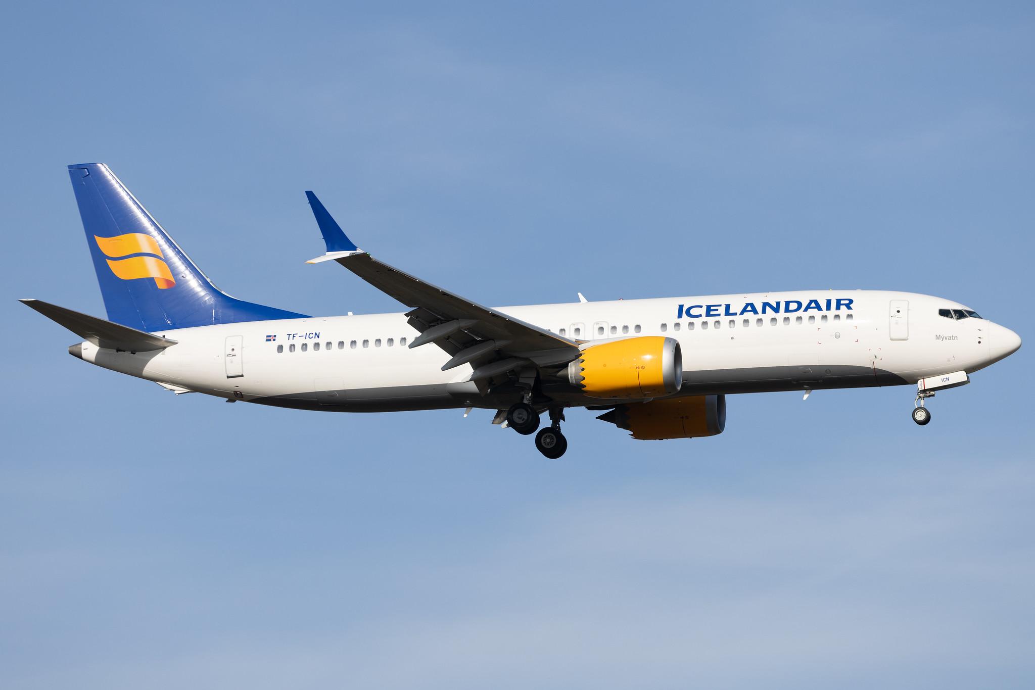 Frankfurt Airport: Icelandair (FI / ICE) | Boeing 737 MAX 8 B38M | TF-ICN | MSN 44356