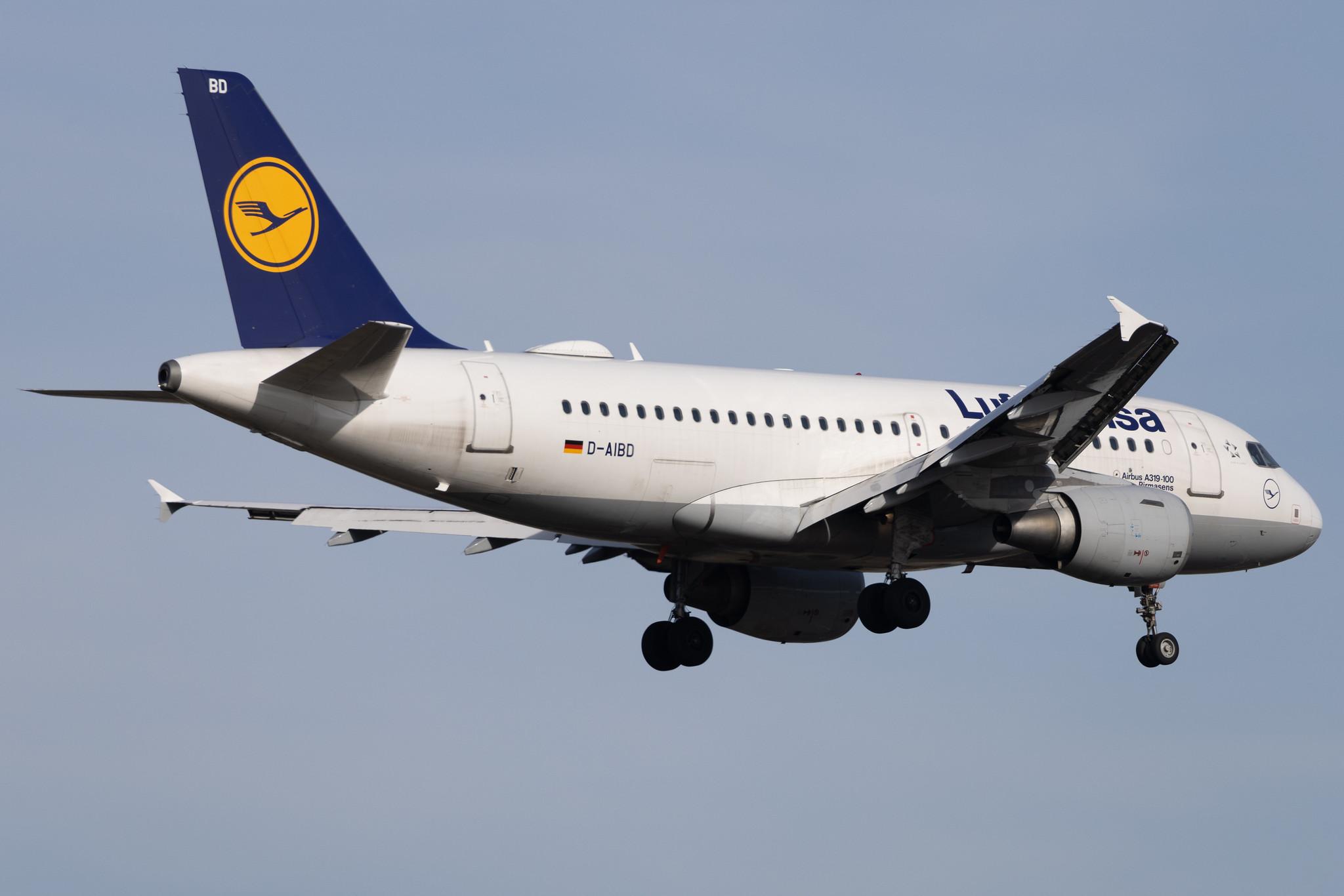 Frankfurt Airport: Lufthansa (LH / DLH) | Airbus A319-112 A319 | D-AIBD | MSN 4455