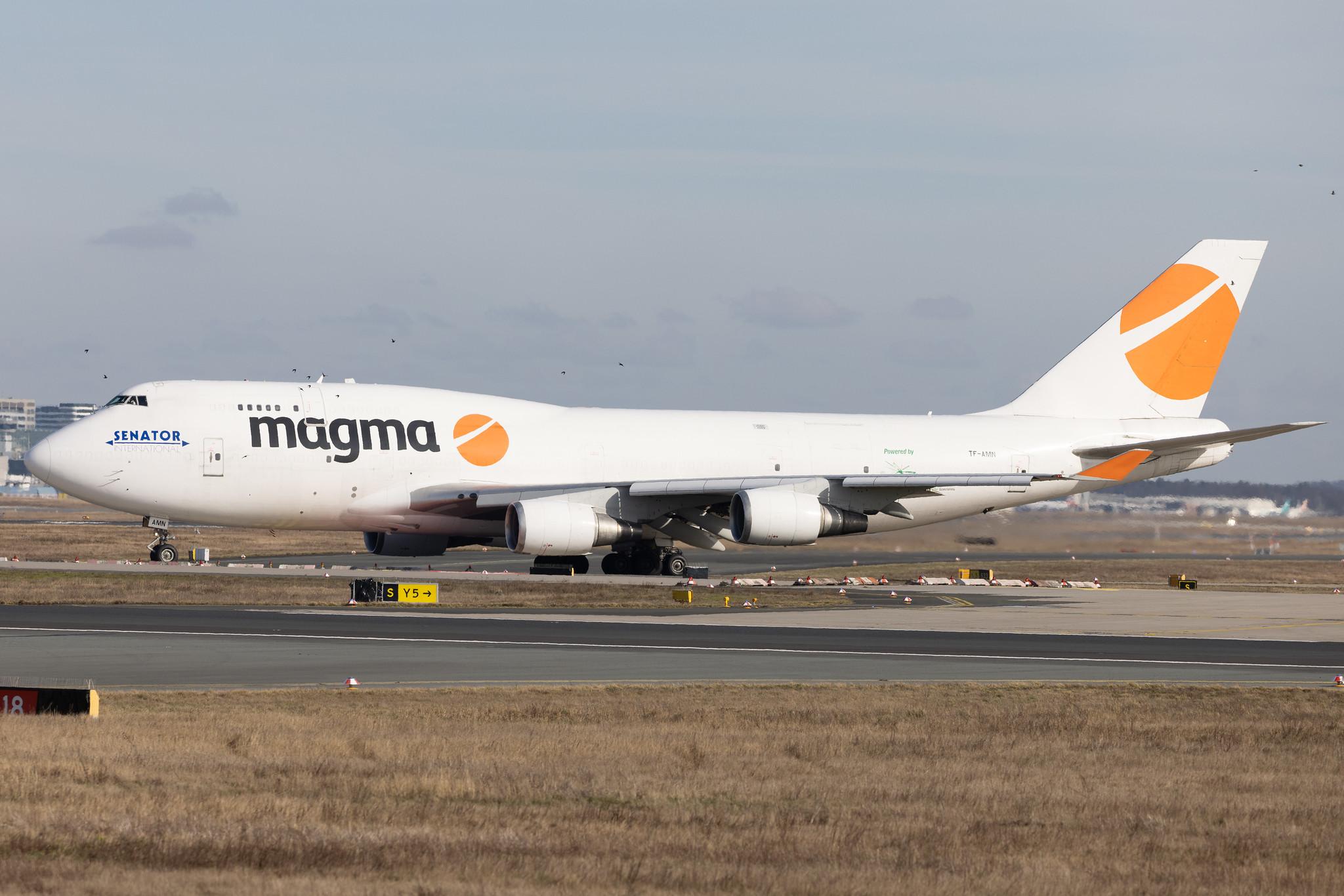 Frankfurt Airport: Magma Aviation (CC / ABD) | Operator: Air Atlanta Icelandic | Boeing 747-4F6(BDSF) B744 | TF-AMN | MSN 27602