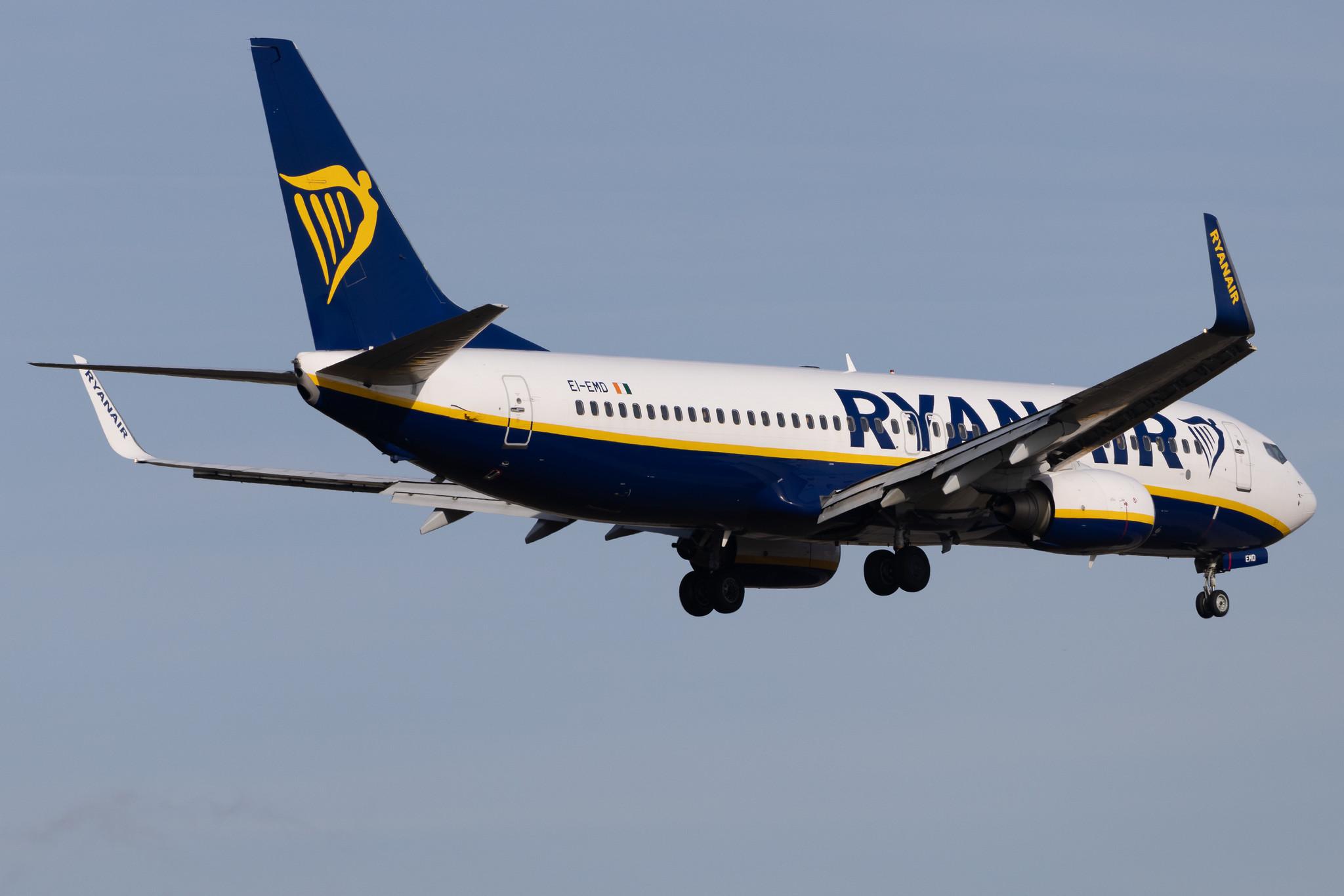 Frankfurt Airport: Ryanair (FR / RYR) | Boeing 737-8AS B738 | EI-EMD | MSN 38509
