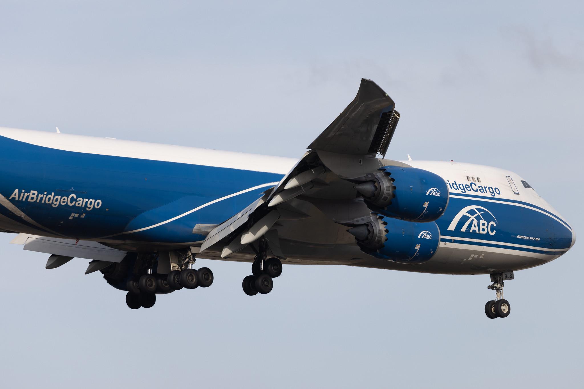 Frankfurt Airport: AirBridgeCargo (RU / ABW) | Operator: AirBridgeCargo Airlines | Boeing 747-8F B748 | VP-BJS | MSN 63787