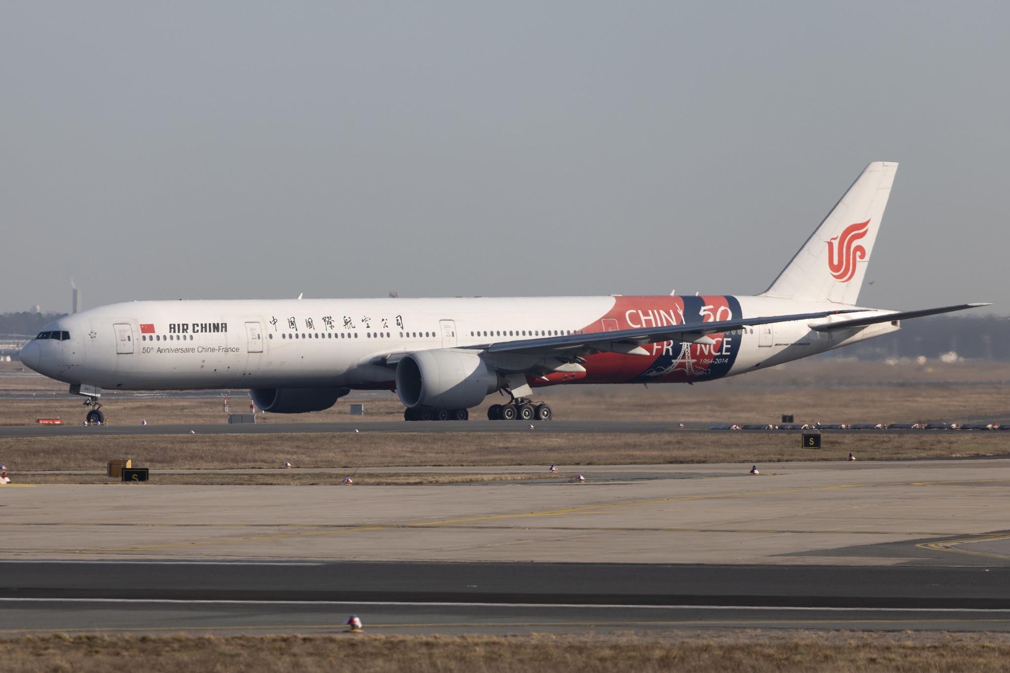 Frankfurt Airport: Air China (CA / CCA) | Livery: 50° Anniversaire Chine-France Livery | Boeing 777-39L(ER) B77W | B-2047 | MSN 60374