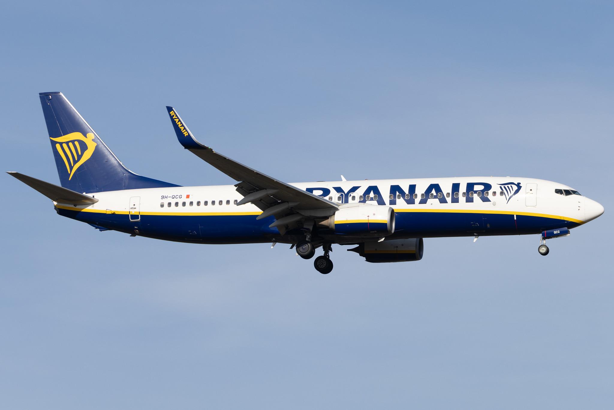 Frankfurt Airport: Ryanair (FR / RYR) | Operator: Malta Air |  Boeing 737-8AS B738 | 9H-QCG | MSN 44728