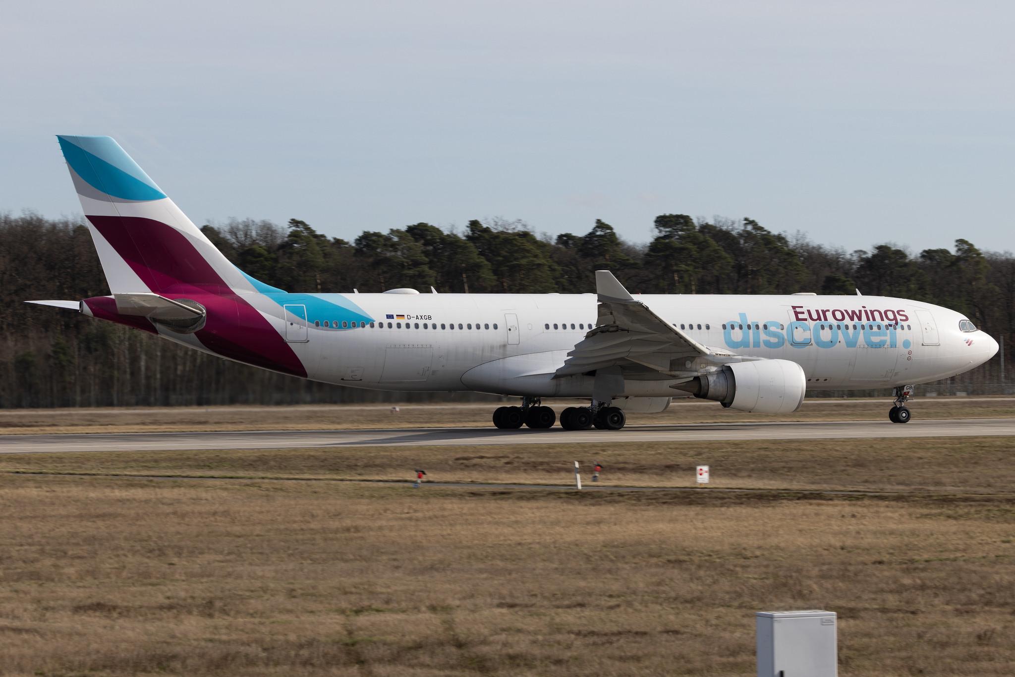 Frankfurt Airport: Eurowings Discover (4Y / OCN) | Airbus A330-203 A332 | D-AXGB | MSN 0684