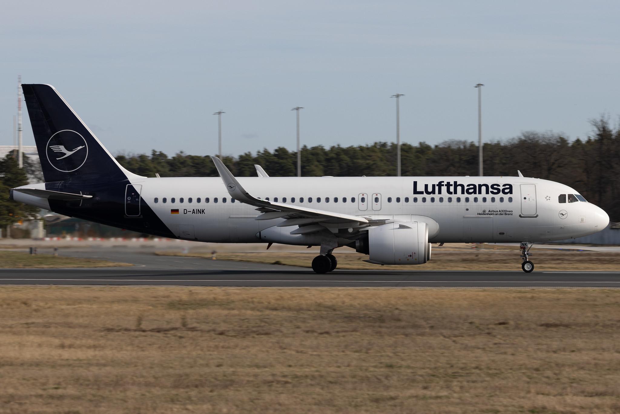 Frankfurt Airport: Lufthansa (LH / DLH) | Airbus A320-271N A20N | D-AINK | MSN 8249