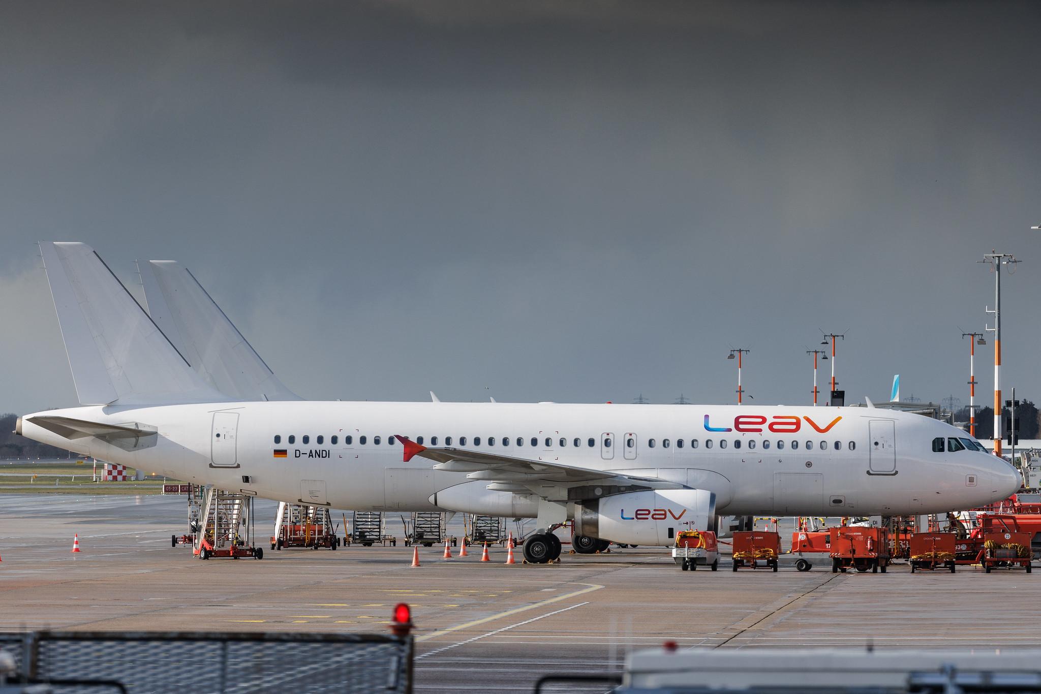 Hamburg Airport: Leav Aviation | Airbus A320-232 A320 | D-ANDI | MSN 3674