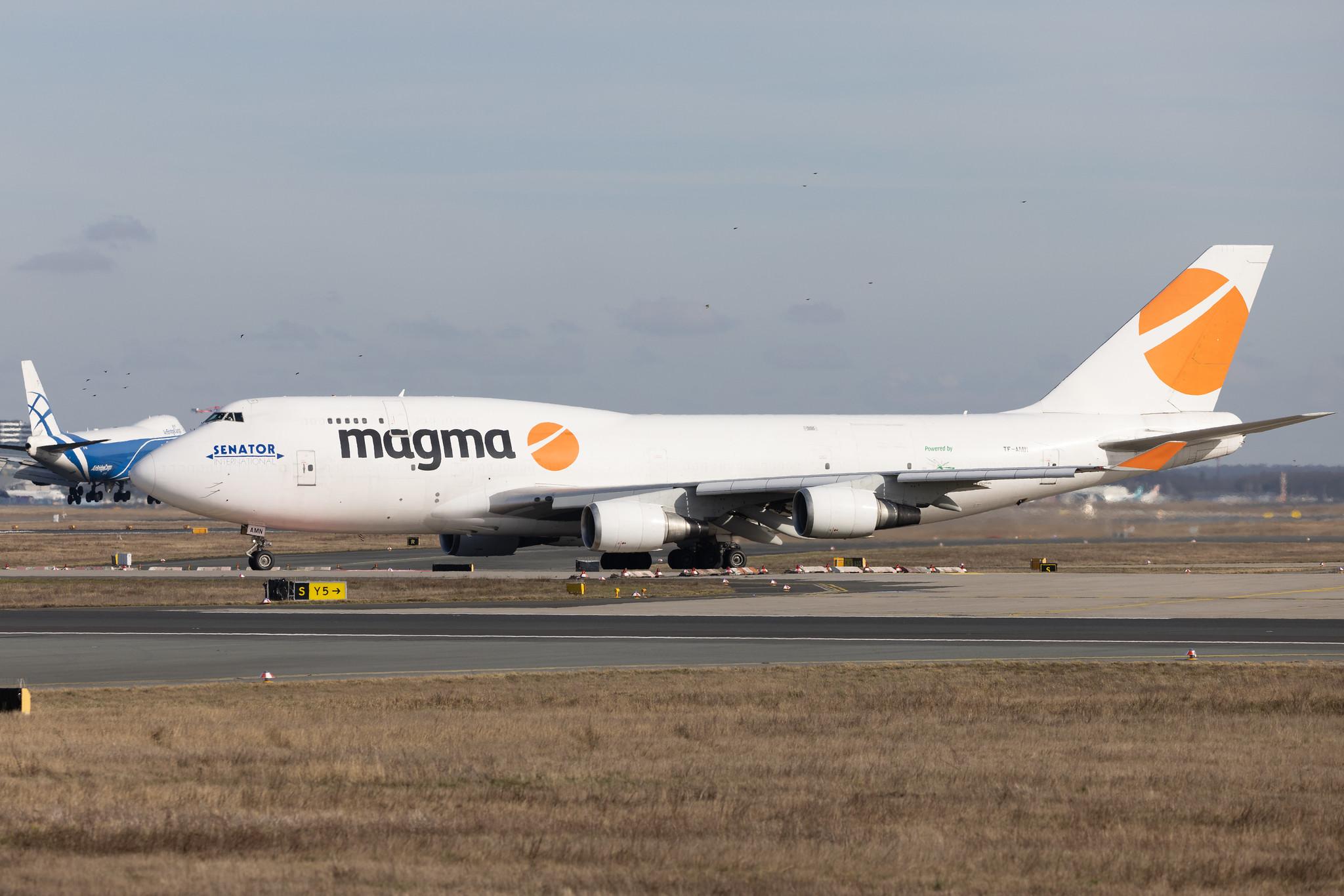 Frankfurt Airport: Magma Aviation (CC / ABD) | Operator: Air Atlanta Icelandic | Boeing 747-4F6(BDSF) B744 | TF-AMN | MSN 27602