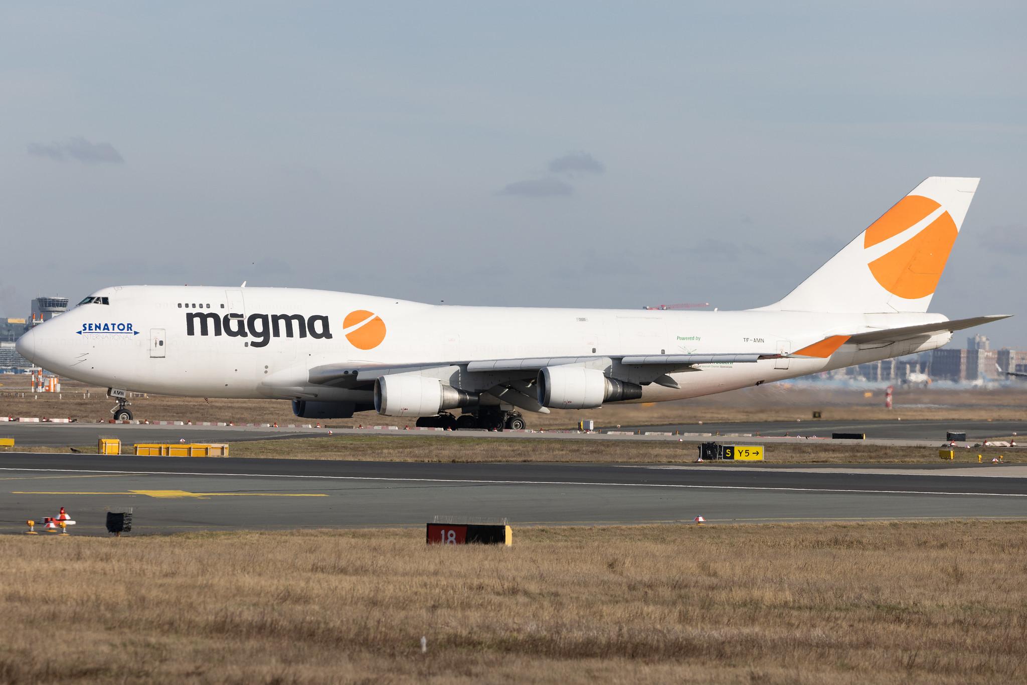 Frankfurt Airport: Magma Aviation (CC / ABD) | Operator: Air Atlanta Icelandic | Boeing 747-4F6(BDSF) B744 | TF-AMN | MSN 27602