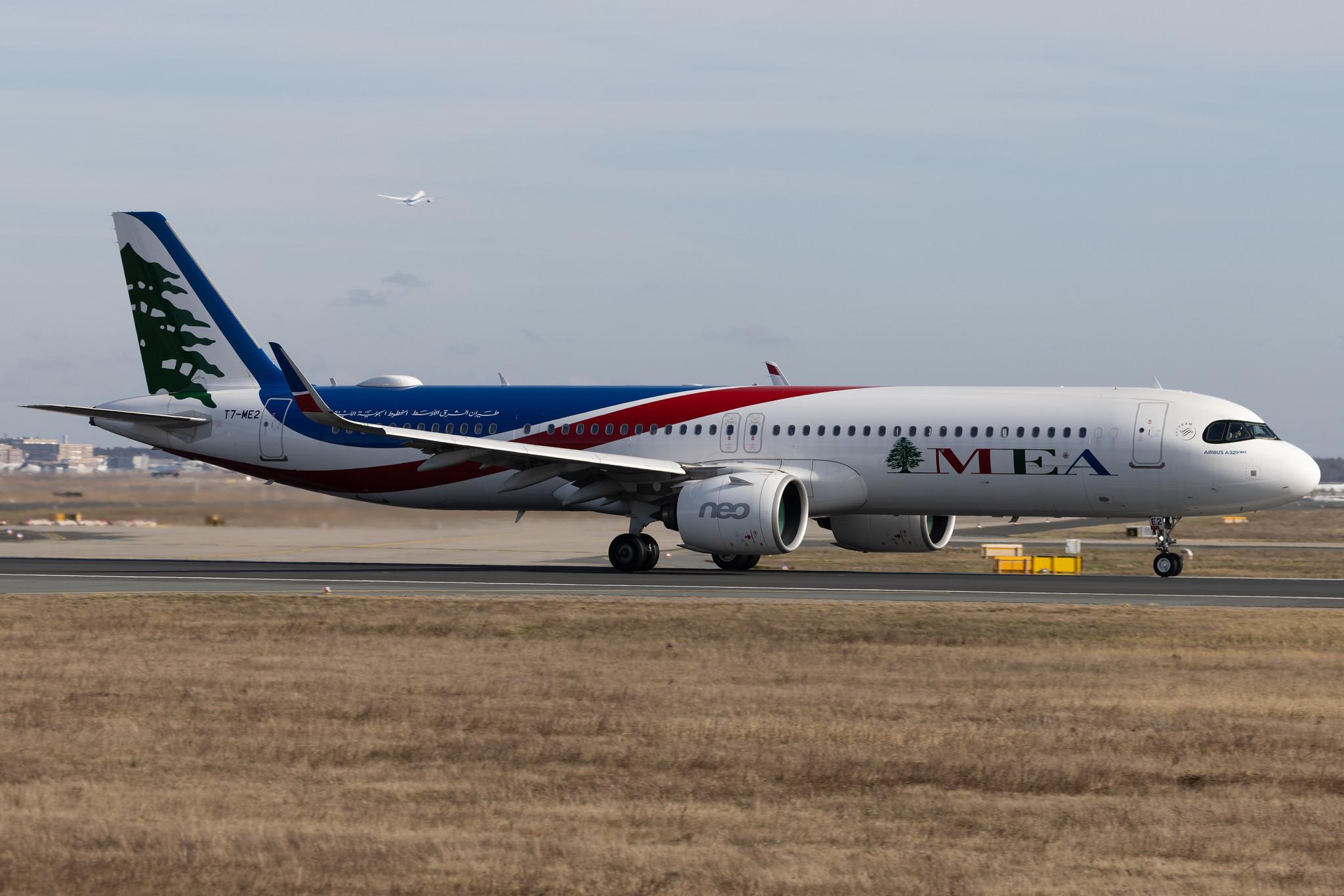 Frankfurt Airport: MEA (ME / MEA) | Airbus A321-271NX A21N | T7-ME2 | MSN 09458