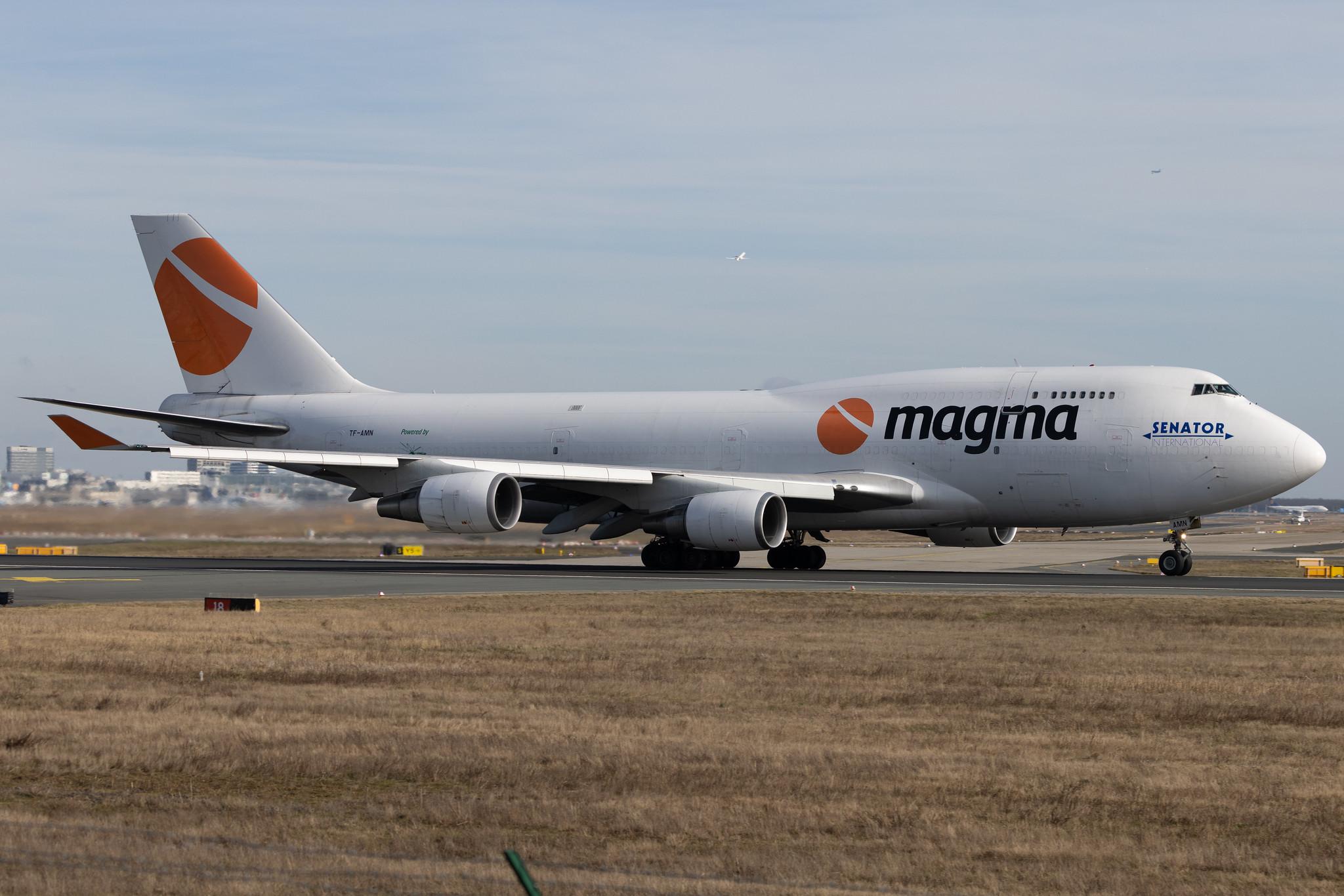 Frankfurt Airport: Magma Aviation (CC / ABD) | Operator: Air Atlanta Icelandic | Boeing 747-4F6(BDSF) B744 | TF-AMN | MSN 27602