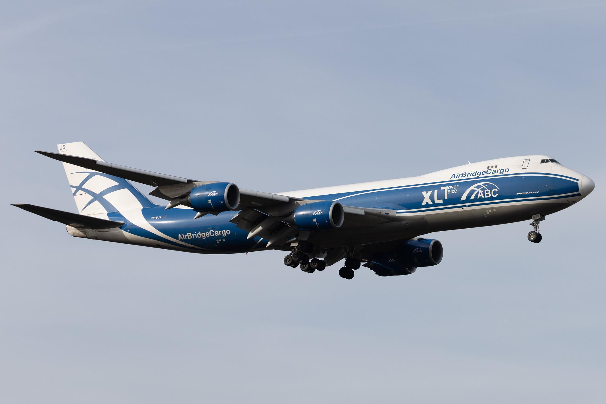 Frankfurt Airport: AirBridgeCargo (RU / ABW) | Operator: AirBridgeCargo Airlines | Boeing 747-8F B748 | VP-BJS | MSN 63787