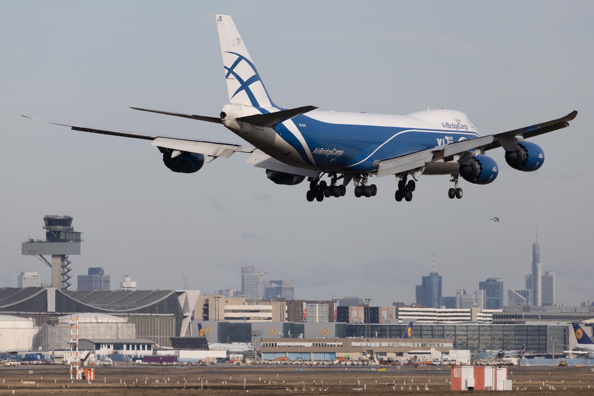 Frankfurt Airport: AirBridgeCargo (RU / ABW) | Operator: AirBridgeCargo Airlines | Boeing 747-8F B748 | VP-BJS | MSN 63787