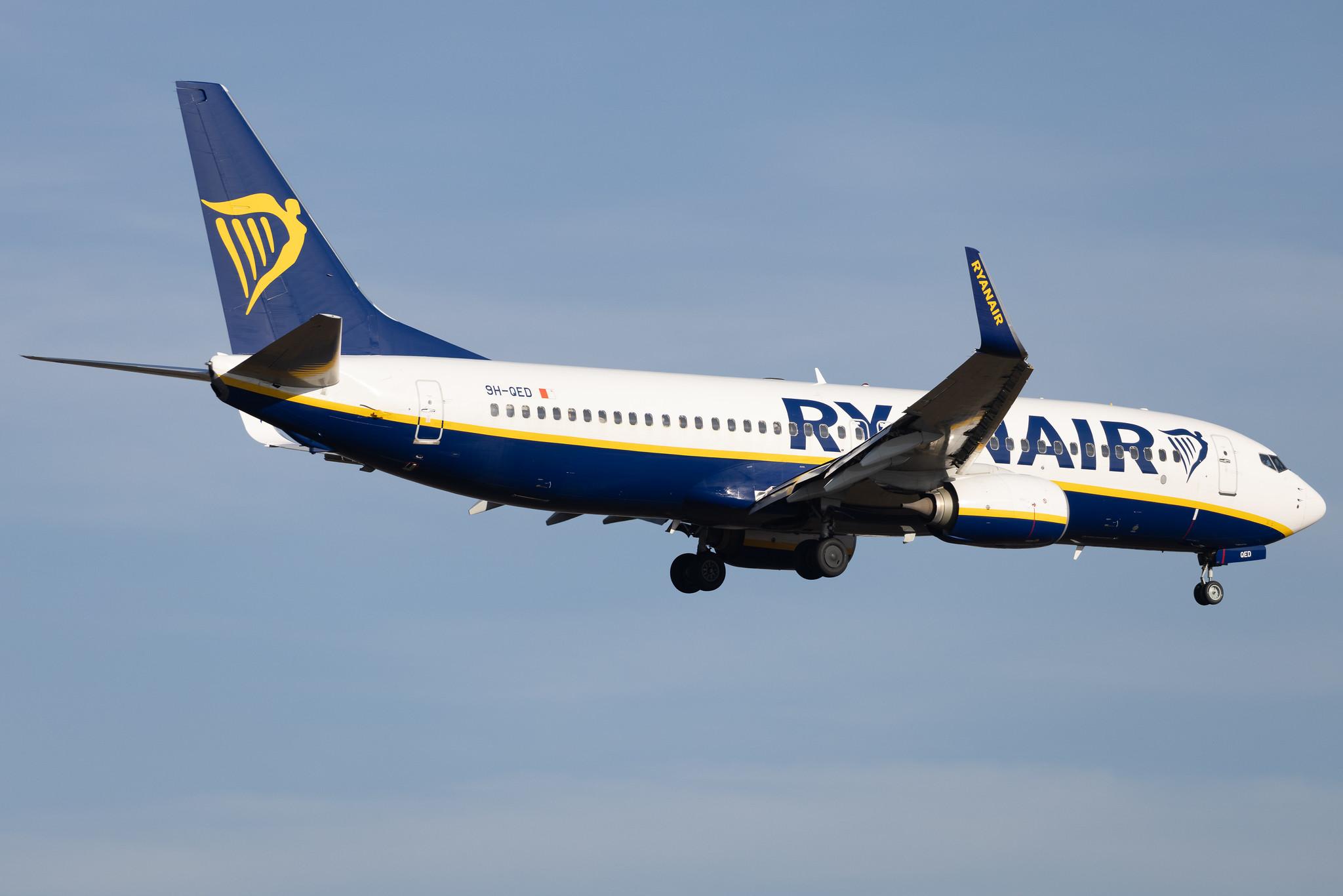 Frankfurt Airport: Ryanair (FR / RYR) | Operator: Malta Air | Boeing 737-8AS B738 | 9H-QED | MSN 44820