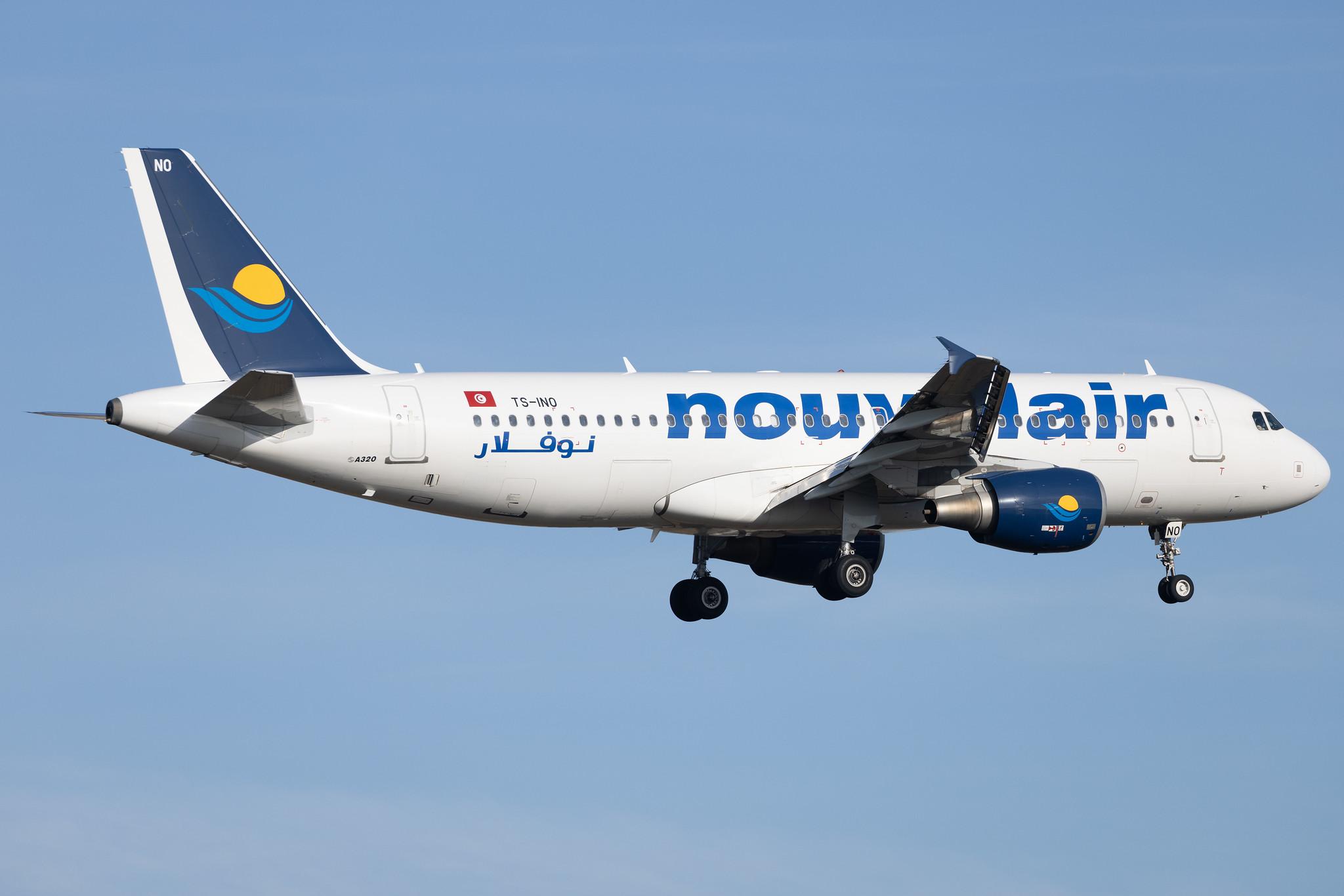 Frankfurt Airport: Nouvelair (BJ / LBT) | Operator: Nouvelair Tunisie |  Airbus A320-214 A320 | TS-INO | MSN 3480