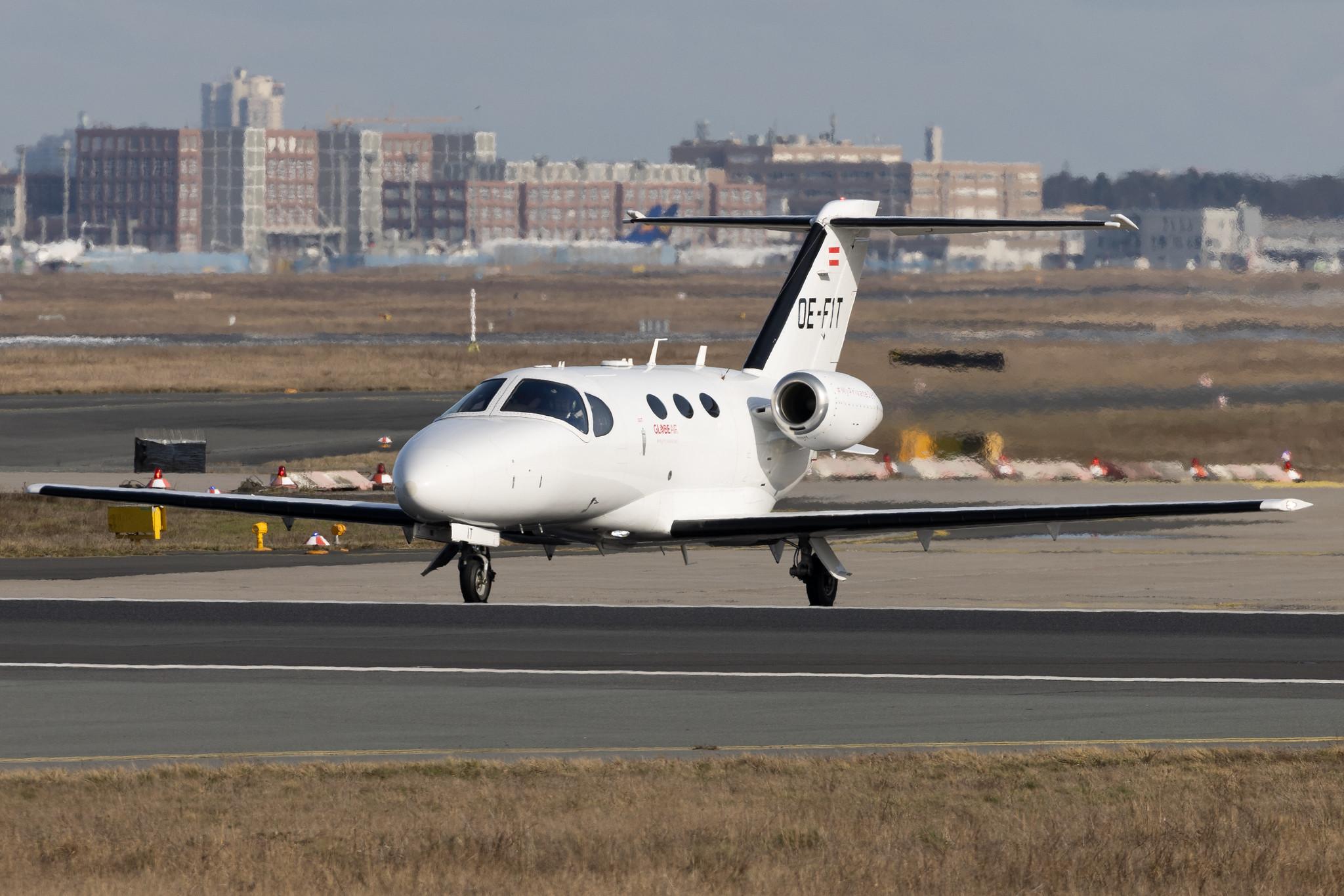 Frankfurt Airport: GlobeAir (/ GAC) | Cessna 510 Citation Mustang C510 | OE-FIT | MSN 510-0319